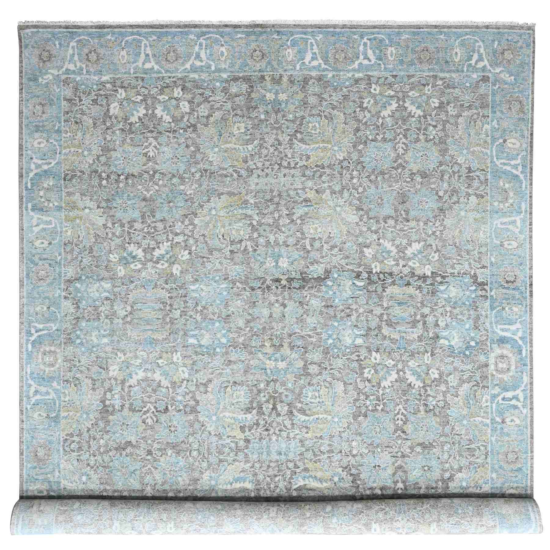Oushak-And-Peshawar-Hand-Knotted-Rug-52790