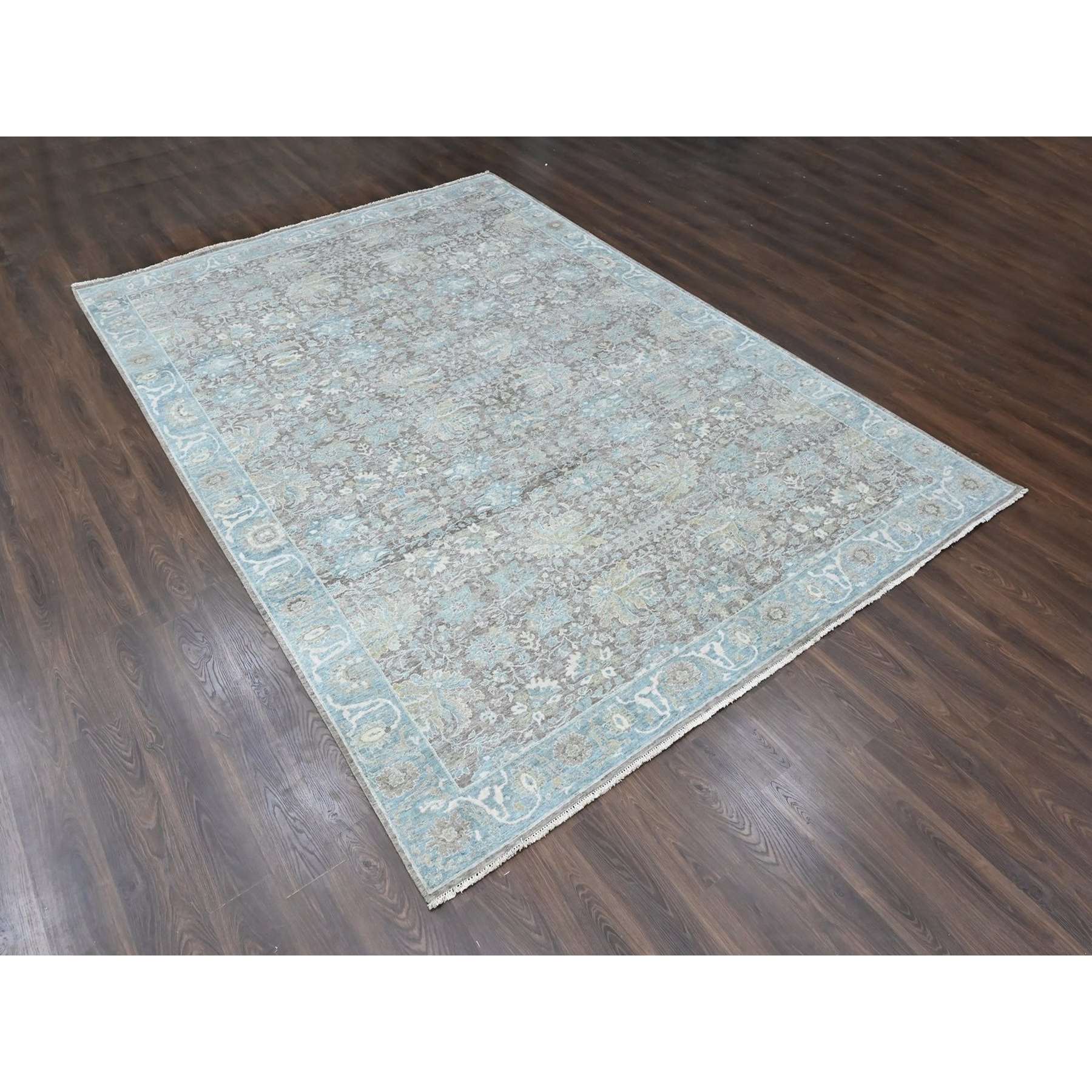 Oushak-And-Peshawar-Hand-Knotted-Rug-52790