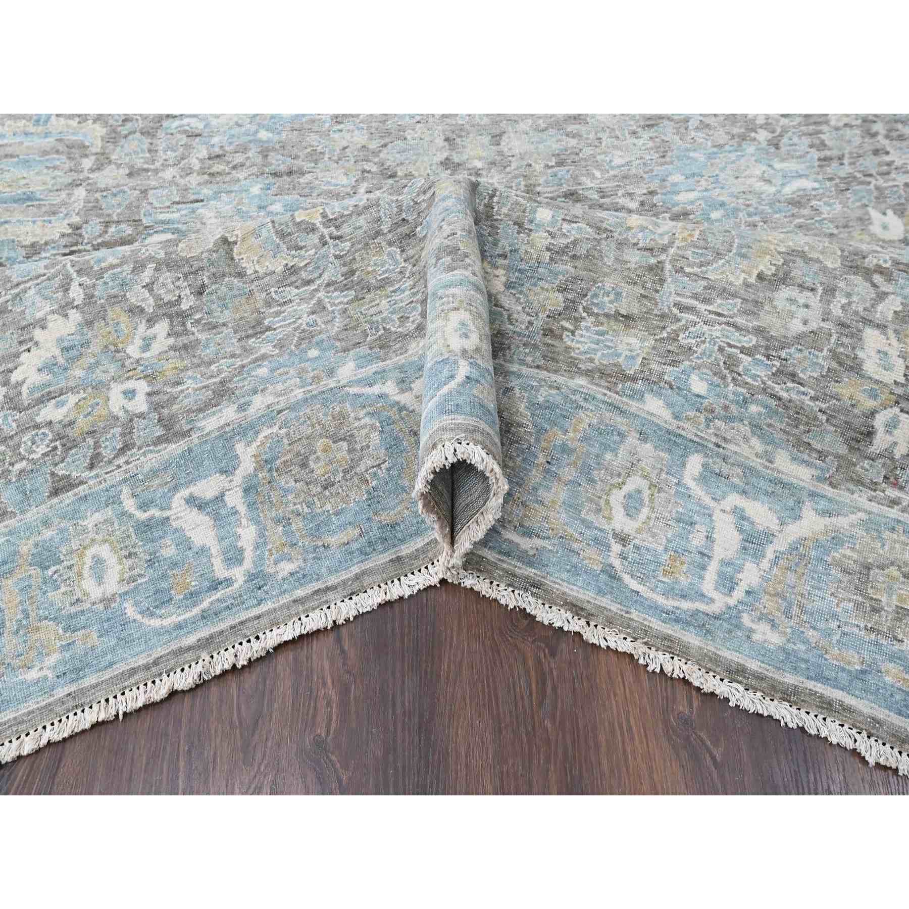 Oushak-And-Peshawar-Hand-Knotted-Rug-52790