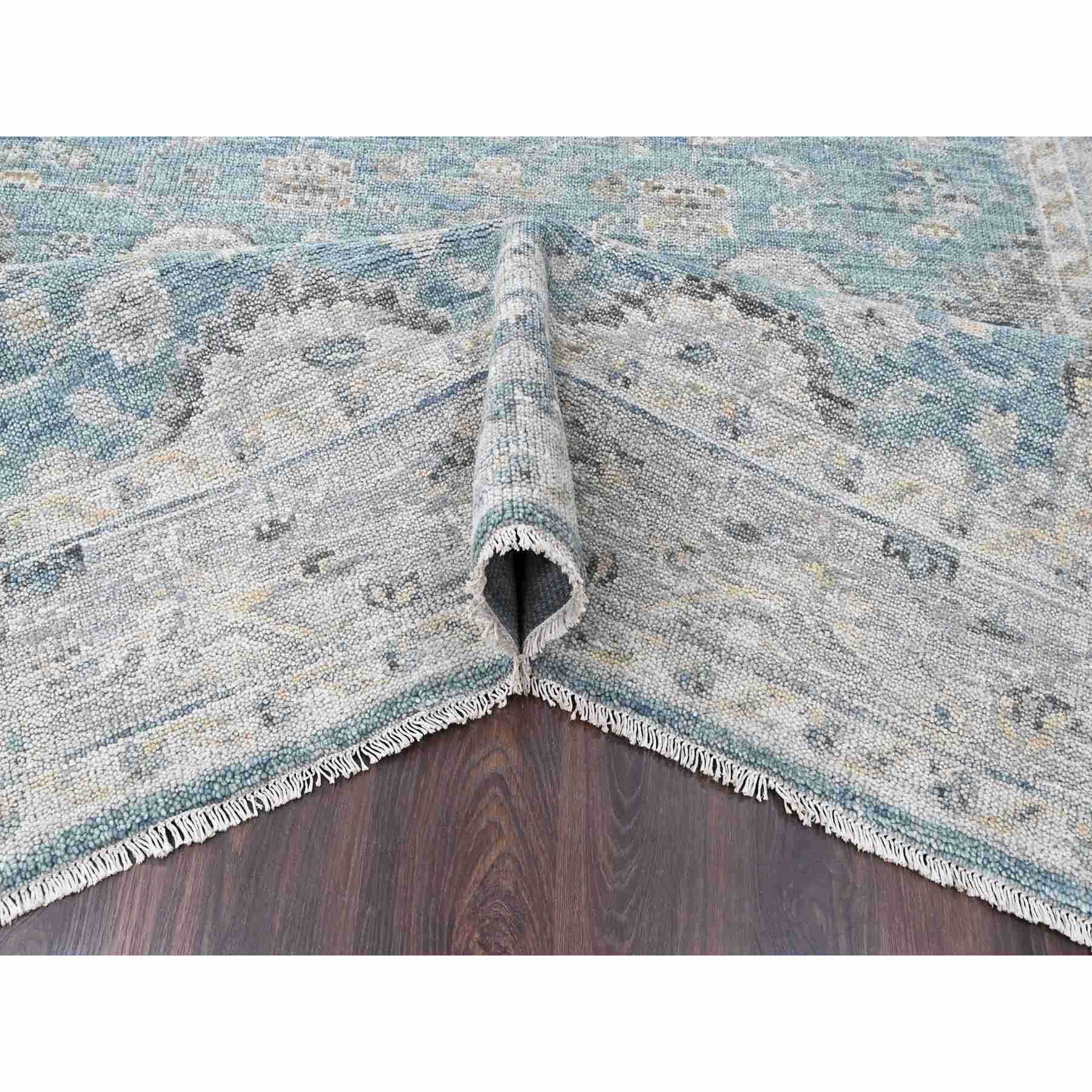 Oushak-And-Peshawar-Hand-Knotted-Rug-52795