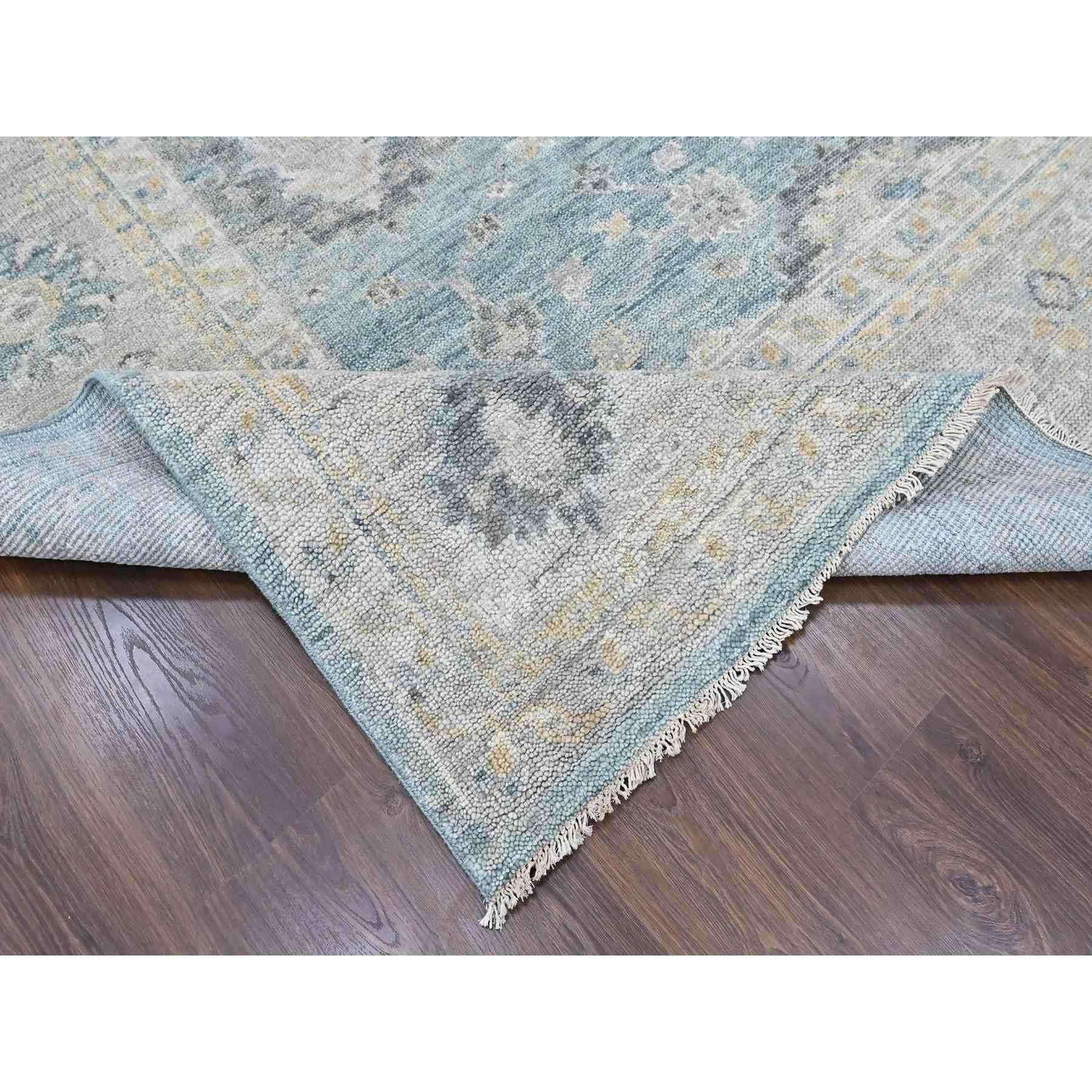 Oushak-And-Peshawar-Hand-Knotted-Rug-52800