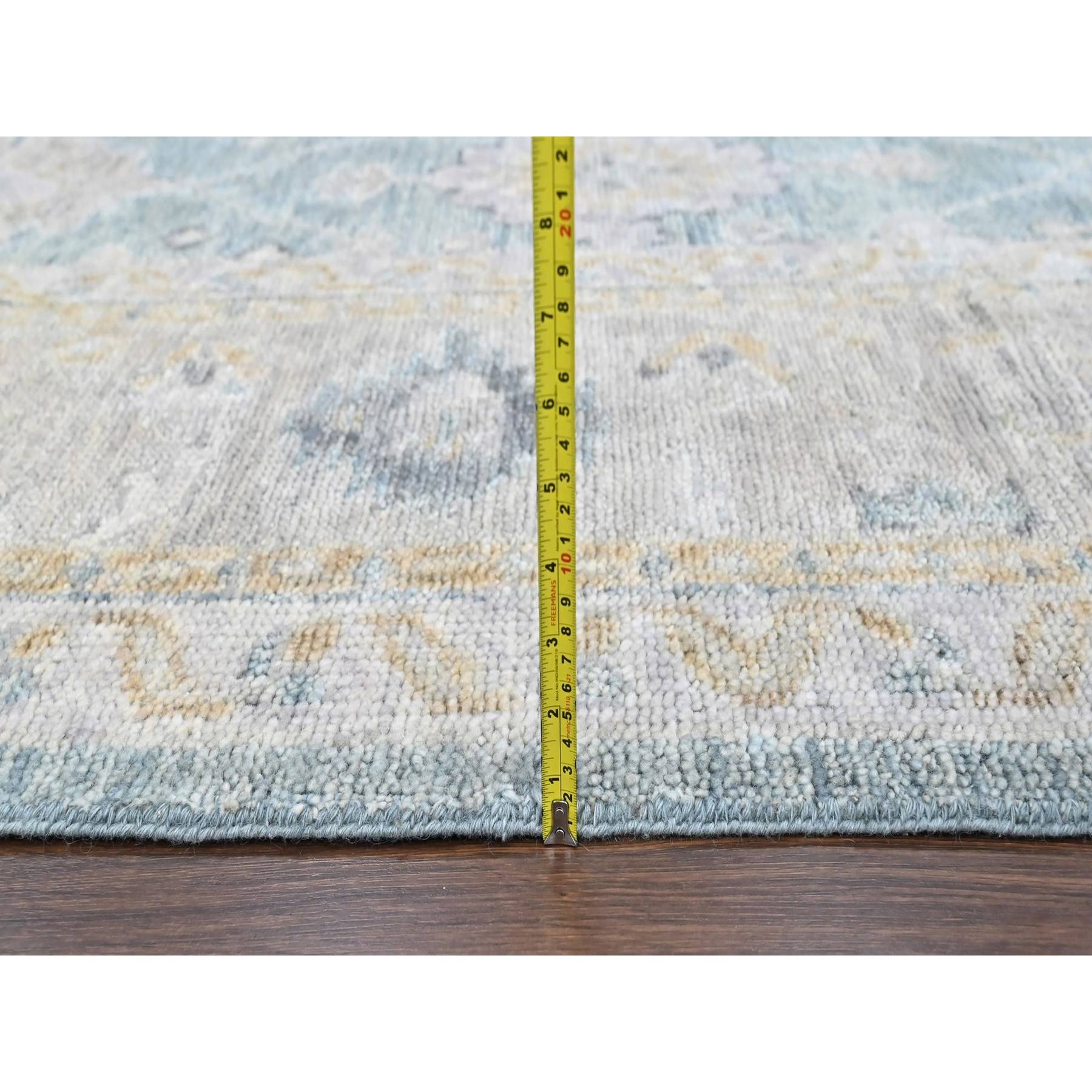 Oushak-And-Peshawar-Hand-Knotted-Rug-52800