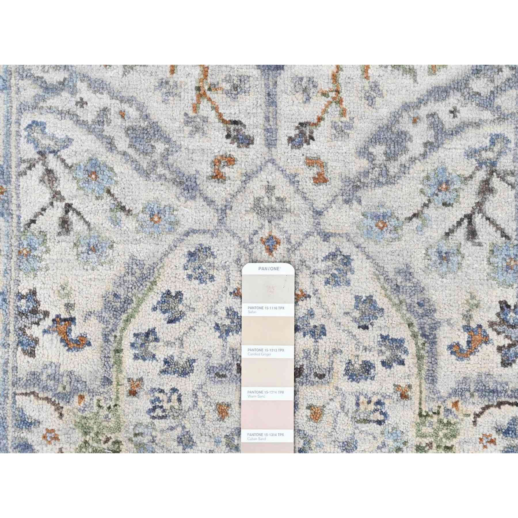 Oushak-And-Peshawar-Hand-Knotted-Rug-52815