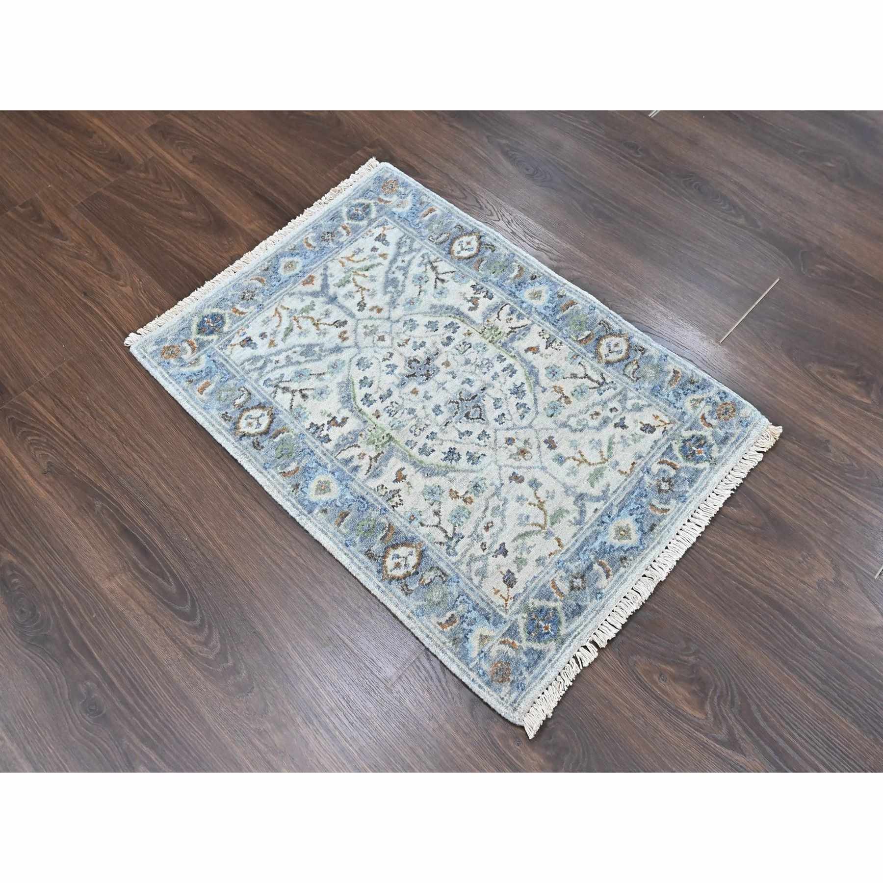 Oushak-And-Peshawar-Hand-Knotted-Rug-52820