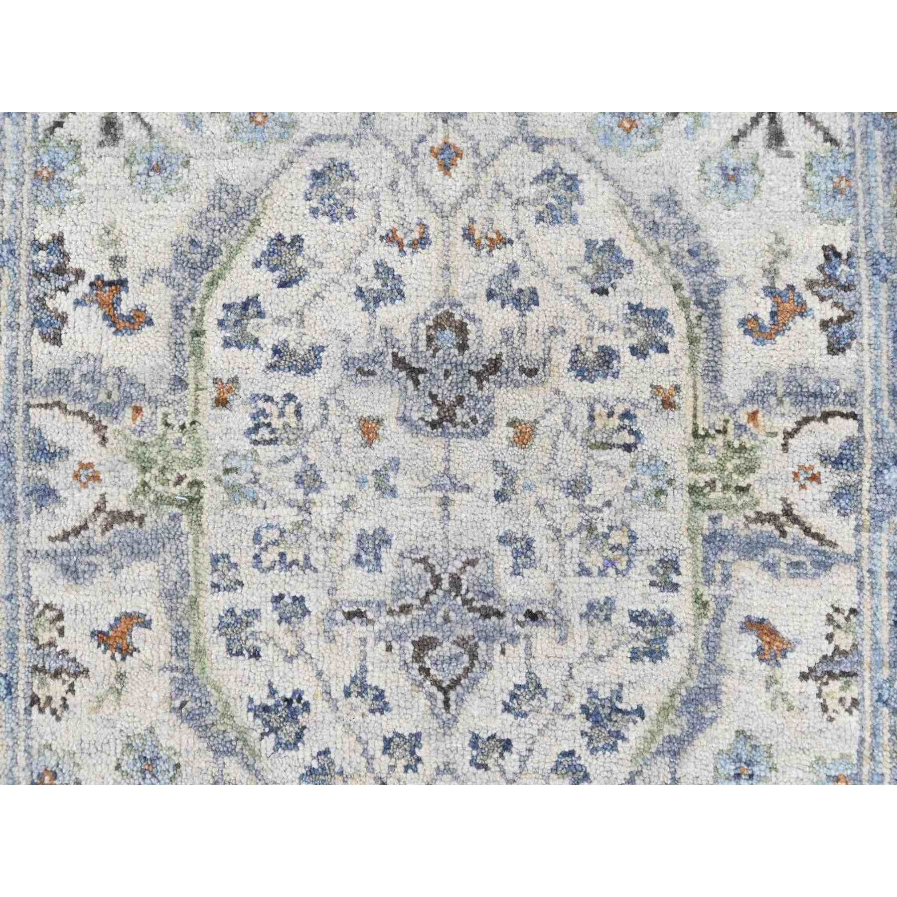 Oushak-And-Peshawar-Hand-Knotted-Rug-52820