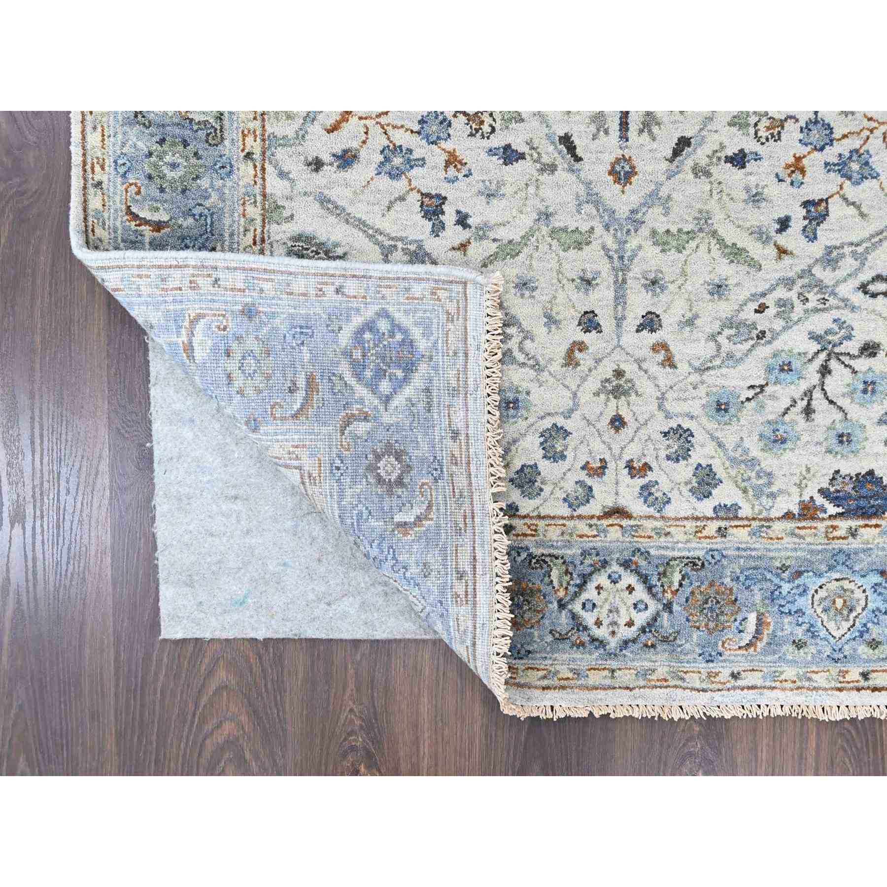 Oushak-And-Peshawar-Hand-Knotted-Rug-52825
