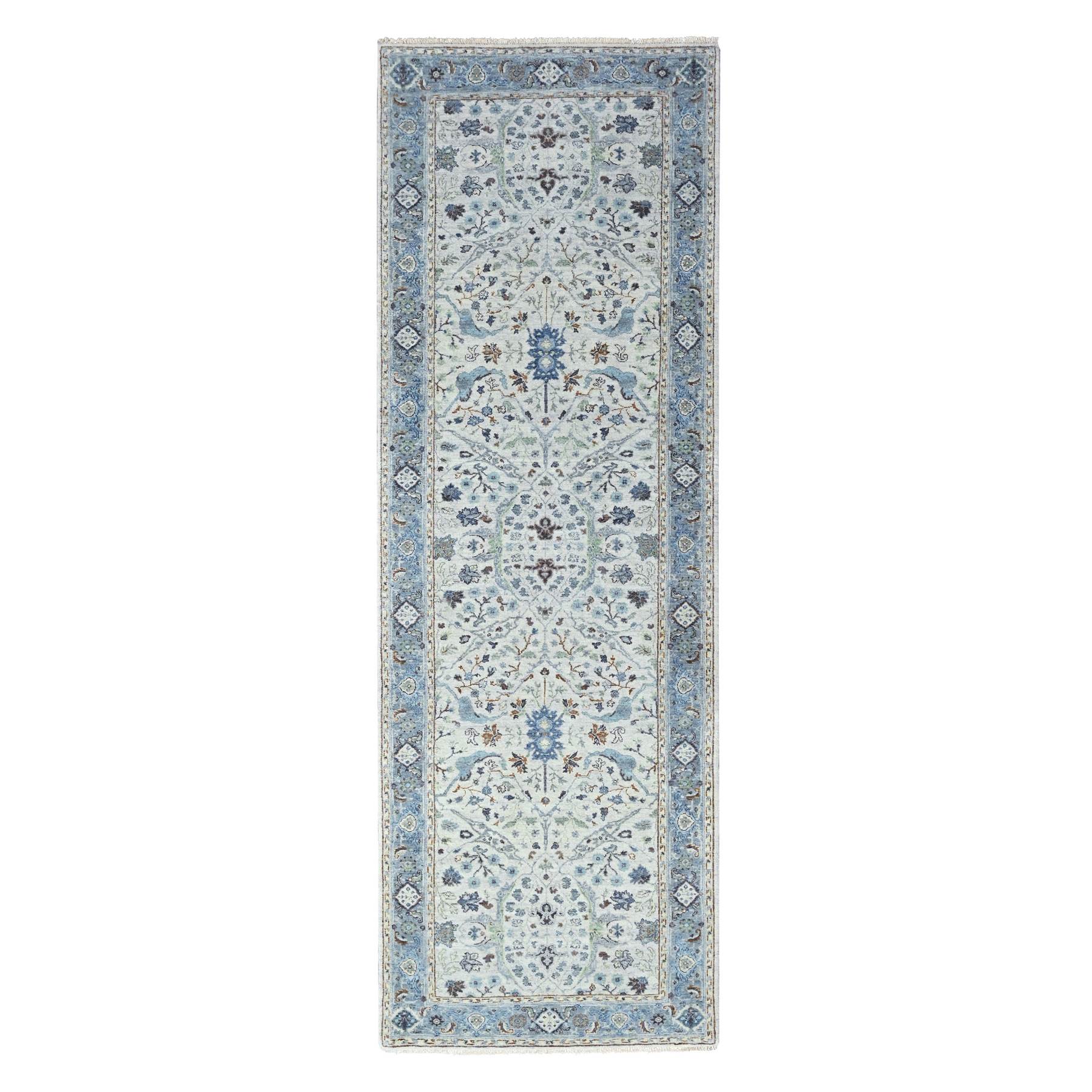 Oushak-And-Peshawar-Hand-Knotted-Rug-52830