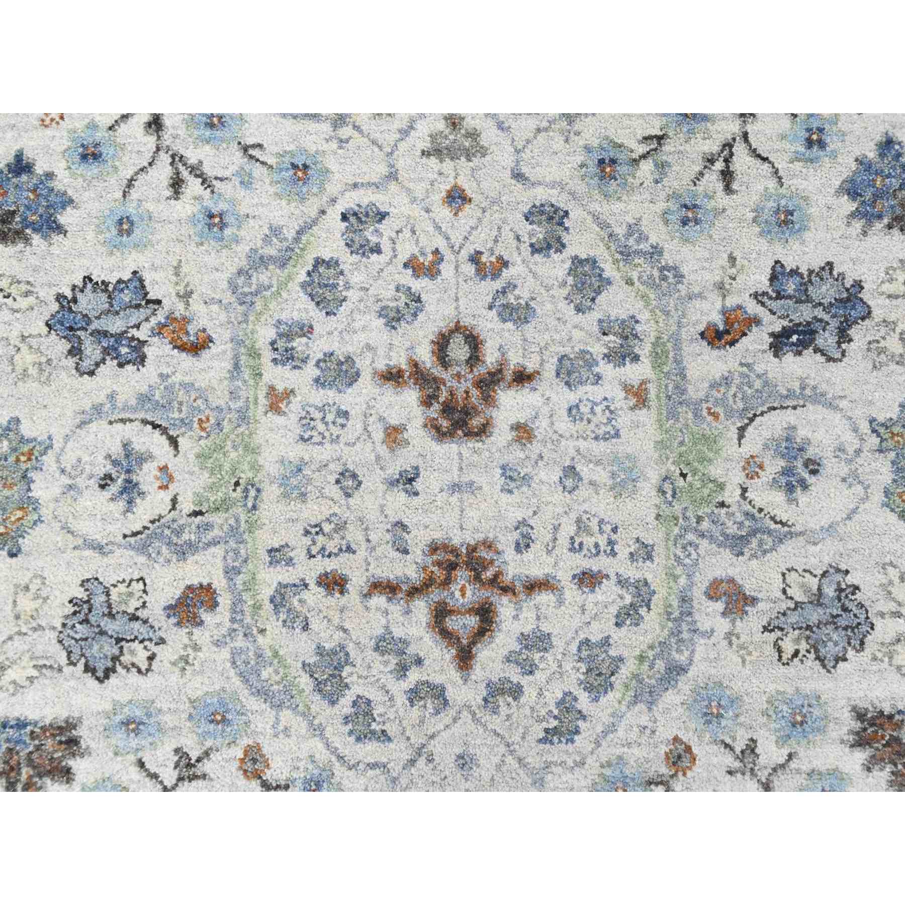 Oushak-And-Peshawar-Hand-Knotted-Rug-52830