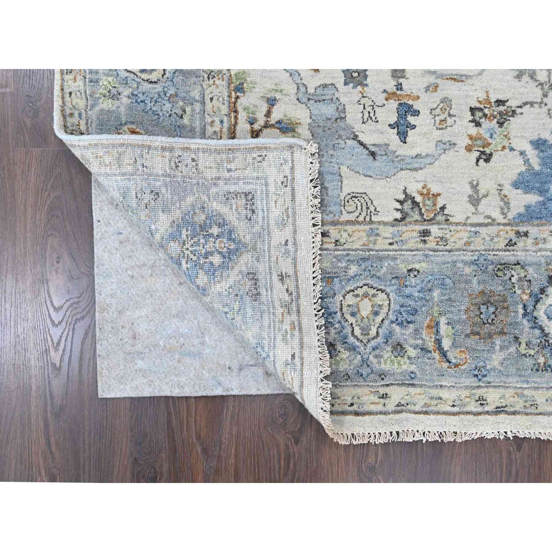 Oushak-And-Peshawar-Hand-Knotted-Rug-52835