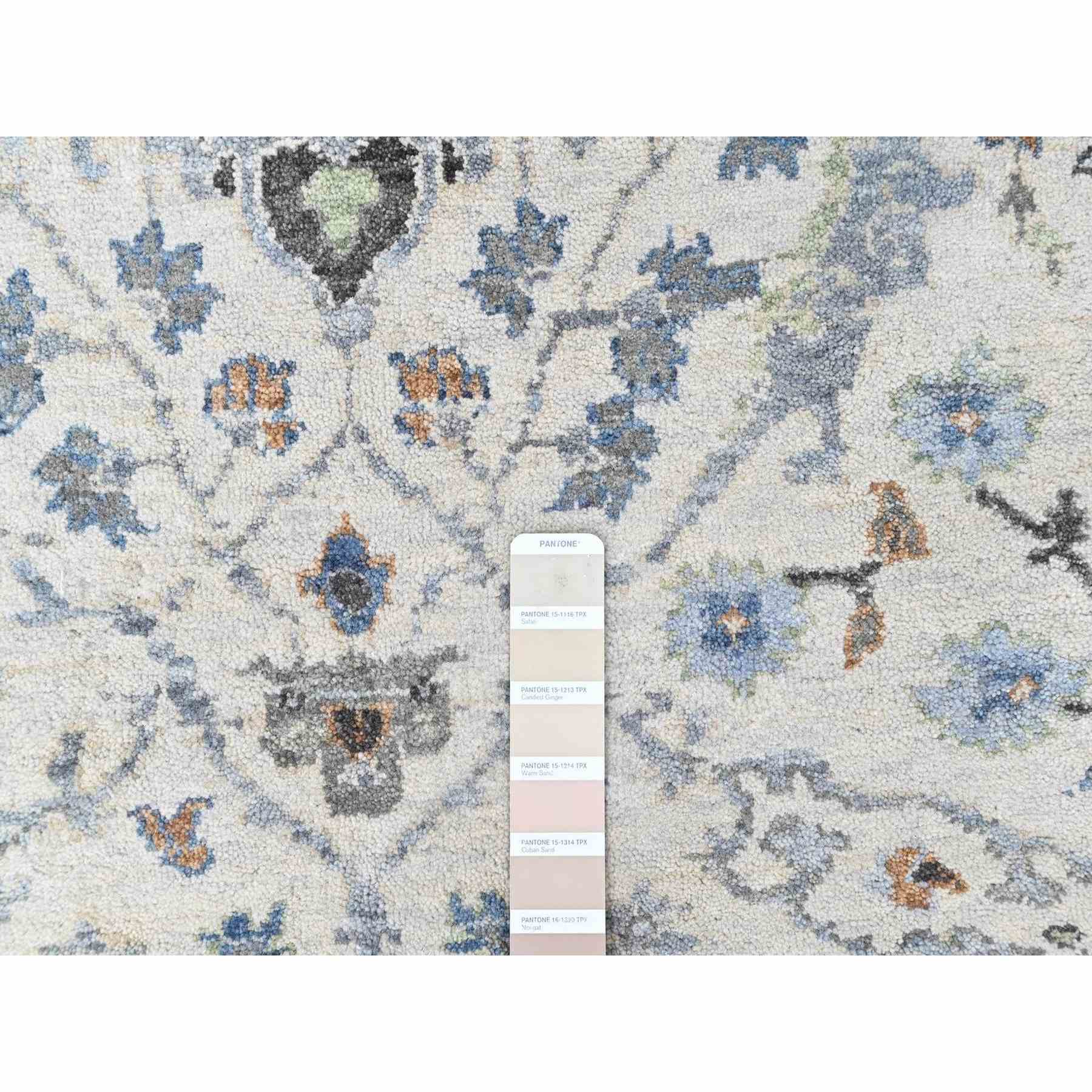 Oushak-And-Peshawar-Hand-Knotted-Rug-52835