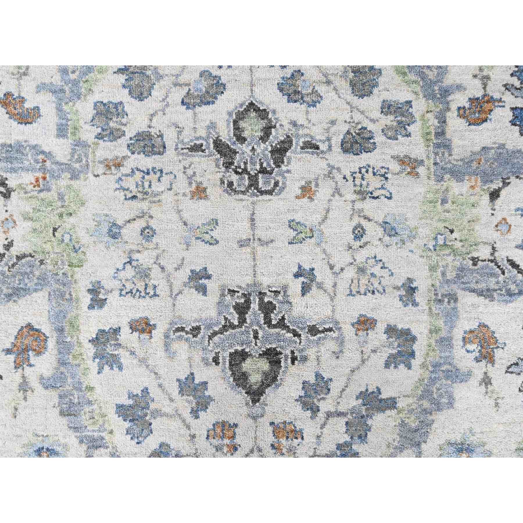 Oushak-And-Peshawar-Hand-Knotted-Rug-52835