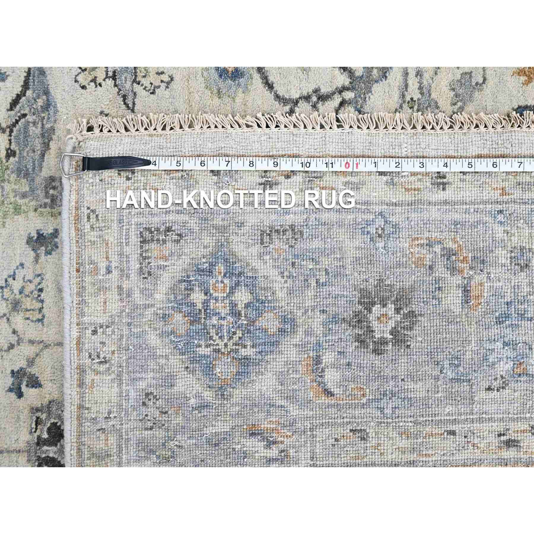 Oushak-And-Peshawar-Hand-Knotted-Rug-52835