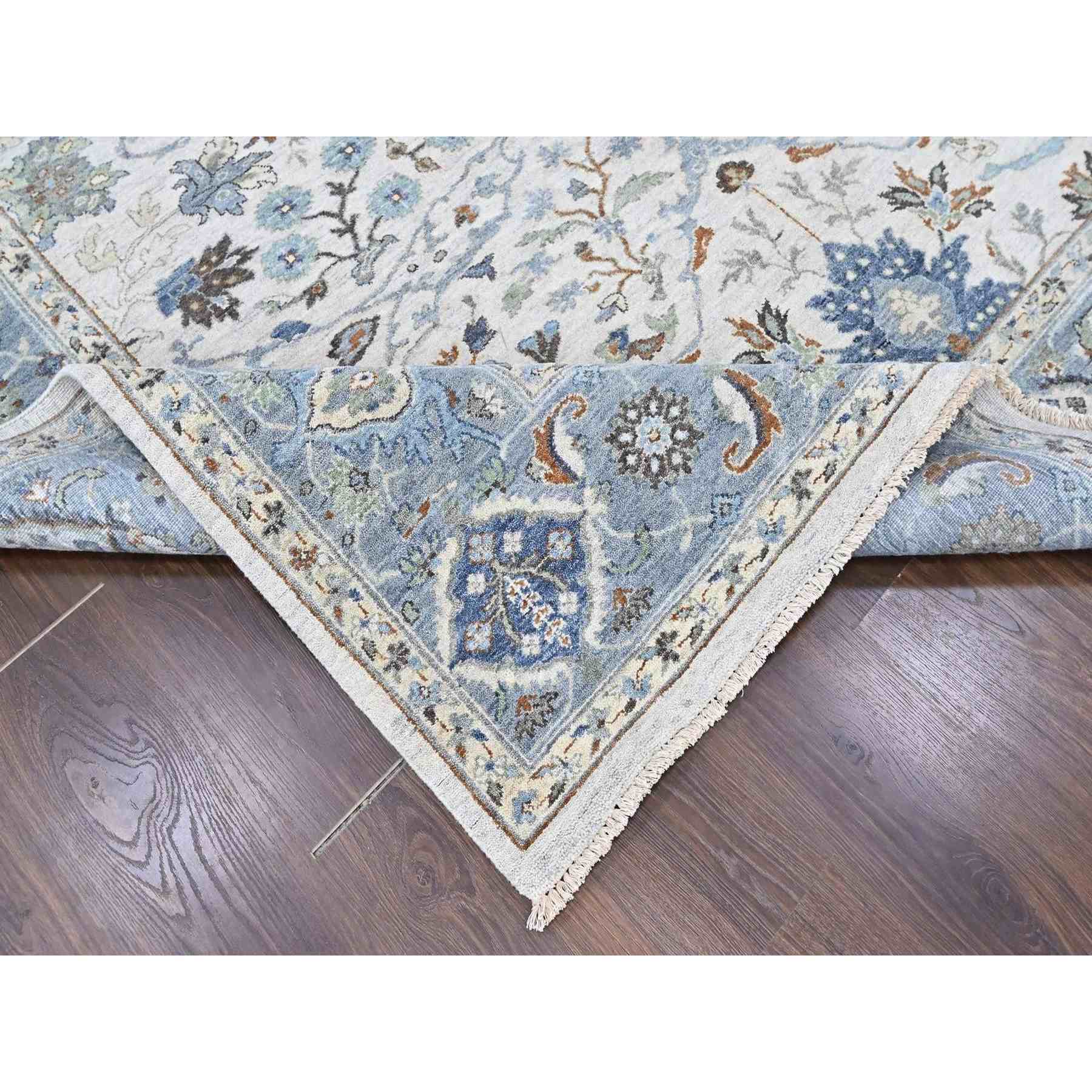 Oushak-And-Peshawar-Hand-Knotted-Rug-52840