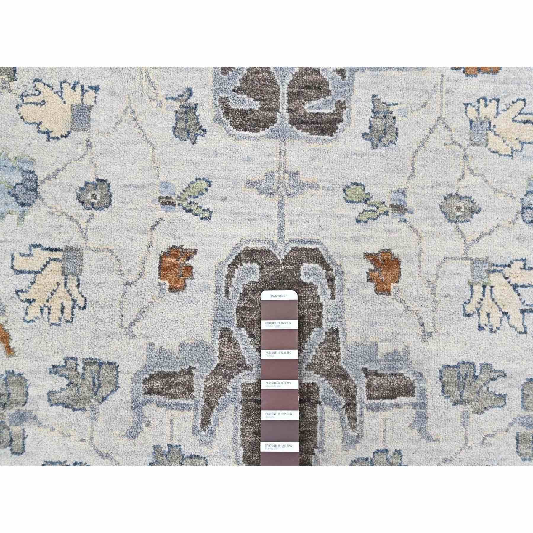 Oushak-And-Peshawar-Hand-Knotted-Rug-52845