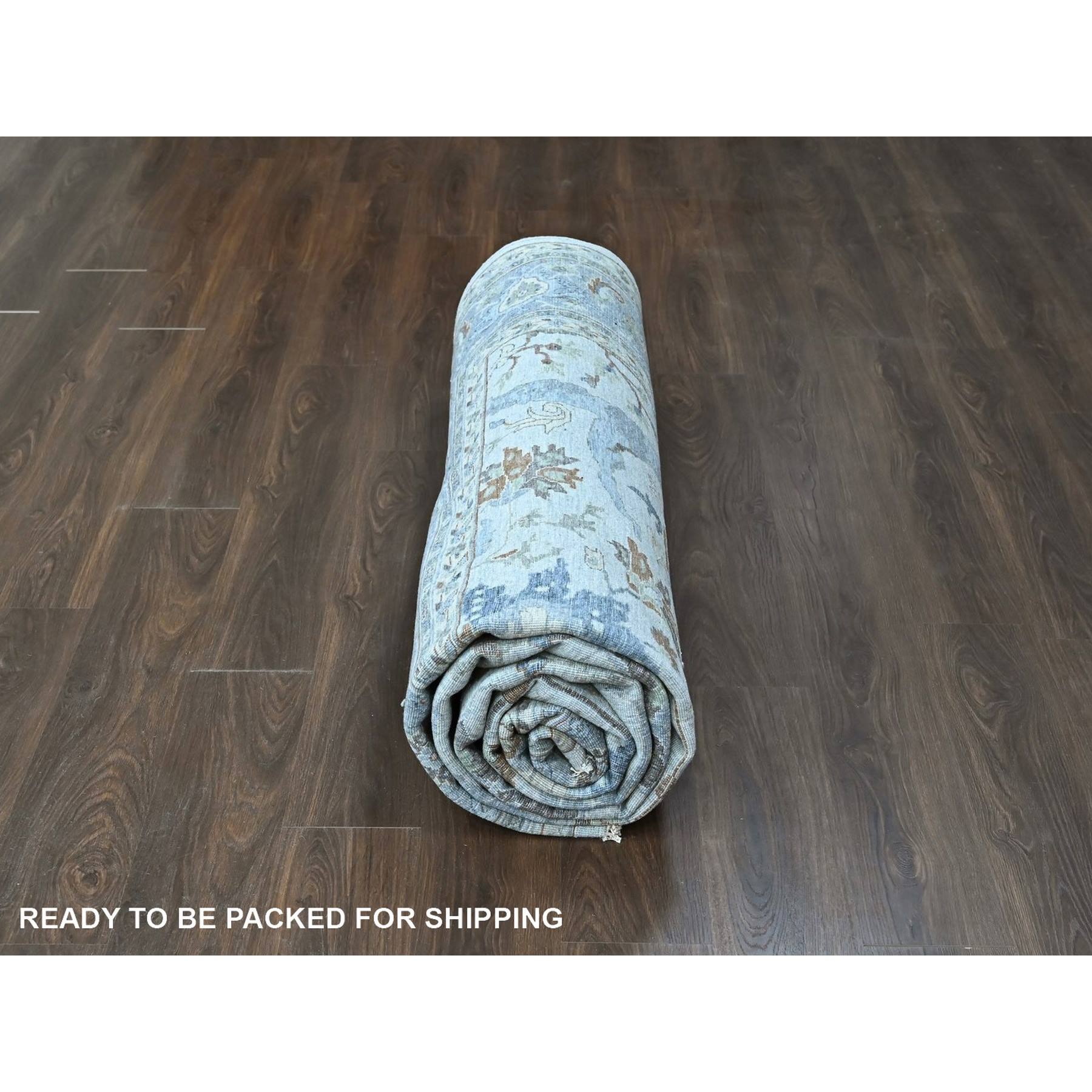 Oushak-And-Peshawar-Hand-Knotted-Rug-52845