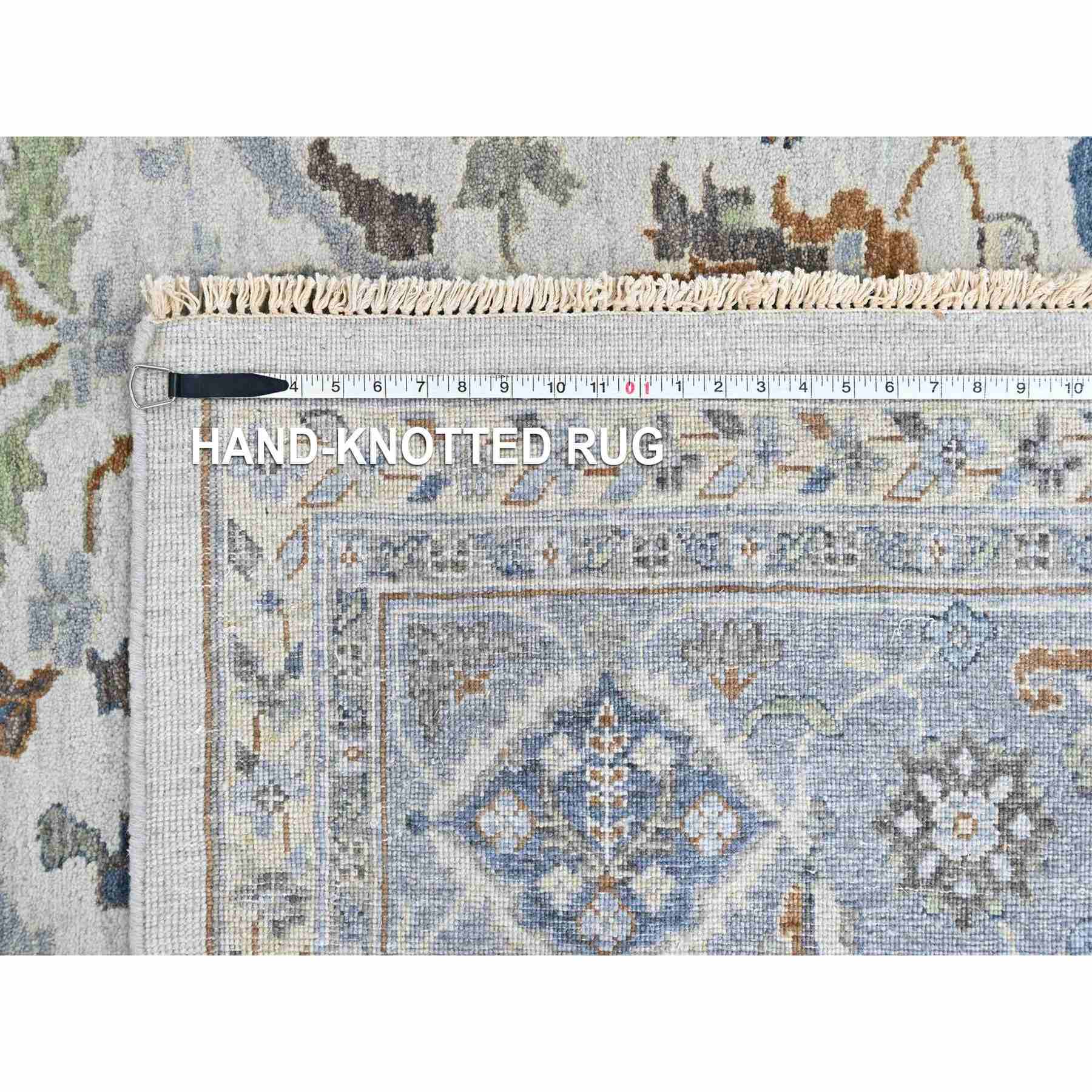 Oushak-And-Peshawar-Hand-Knotted-Rug-52845