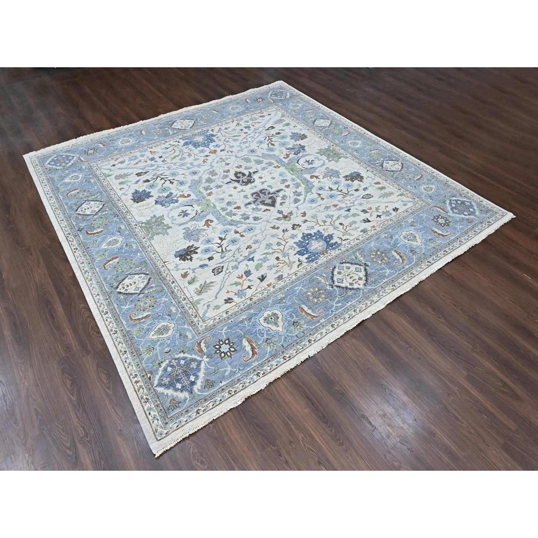 Oushak-And-Peshawar-Hand-Knotted-Rug-52850