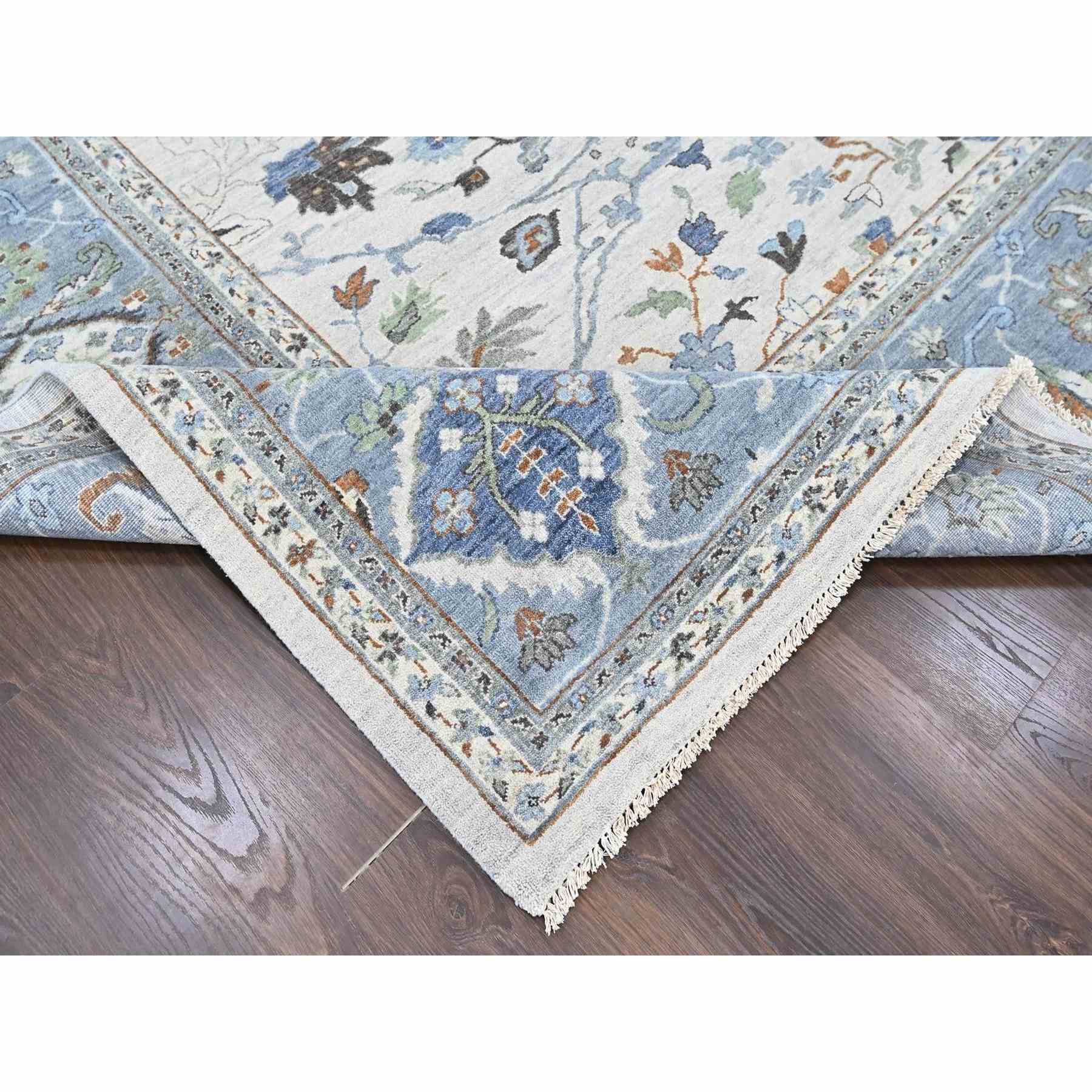 Oushak-And-Peshawar-Hand-Knotted-Rug-52850