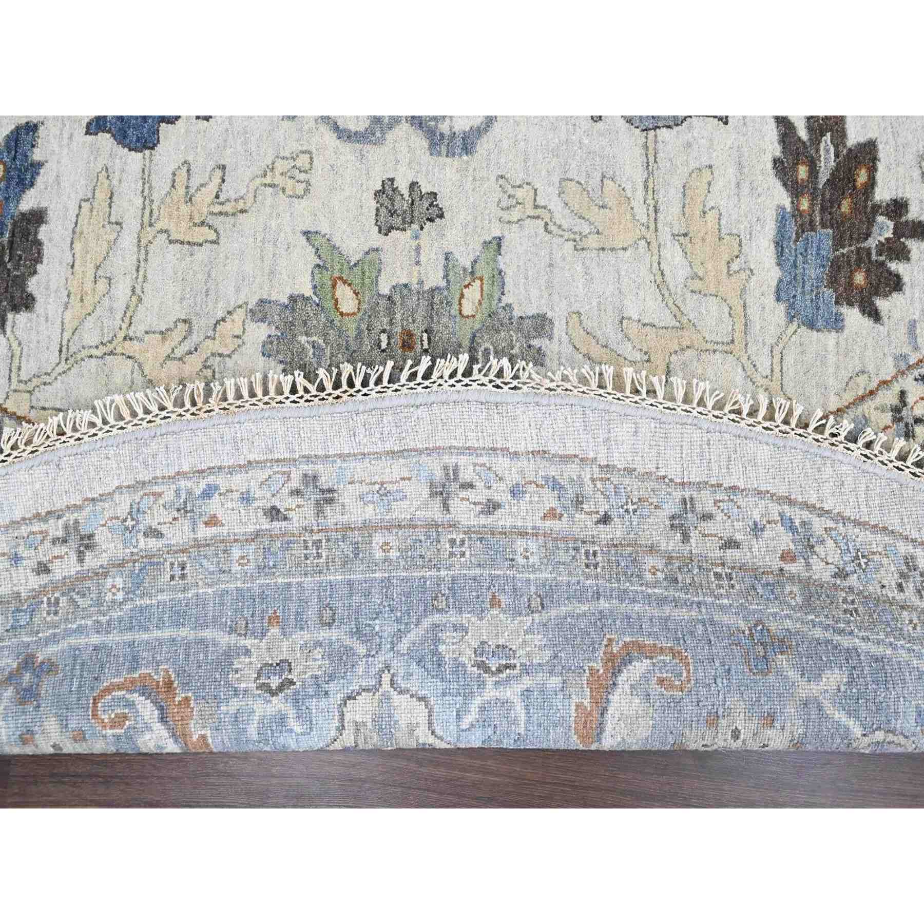Oushak-And-Peshawar-Hand-Knotted-Rug-52855