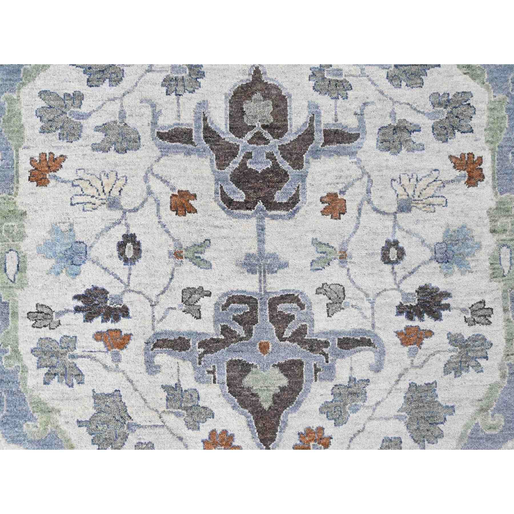 Oushak-And-Peshawar-Hand-Knotted-Rug-52855