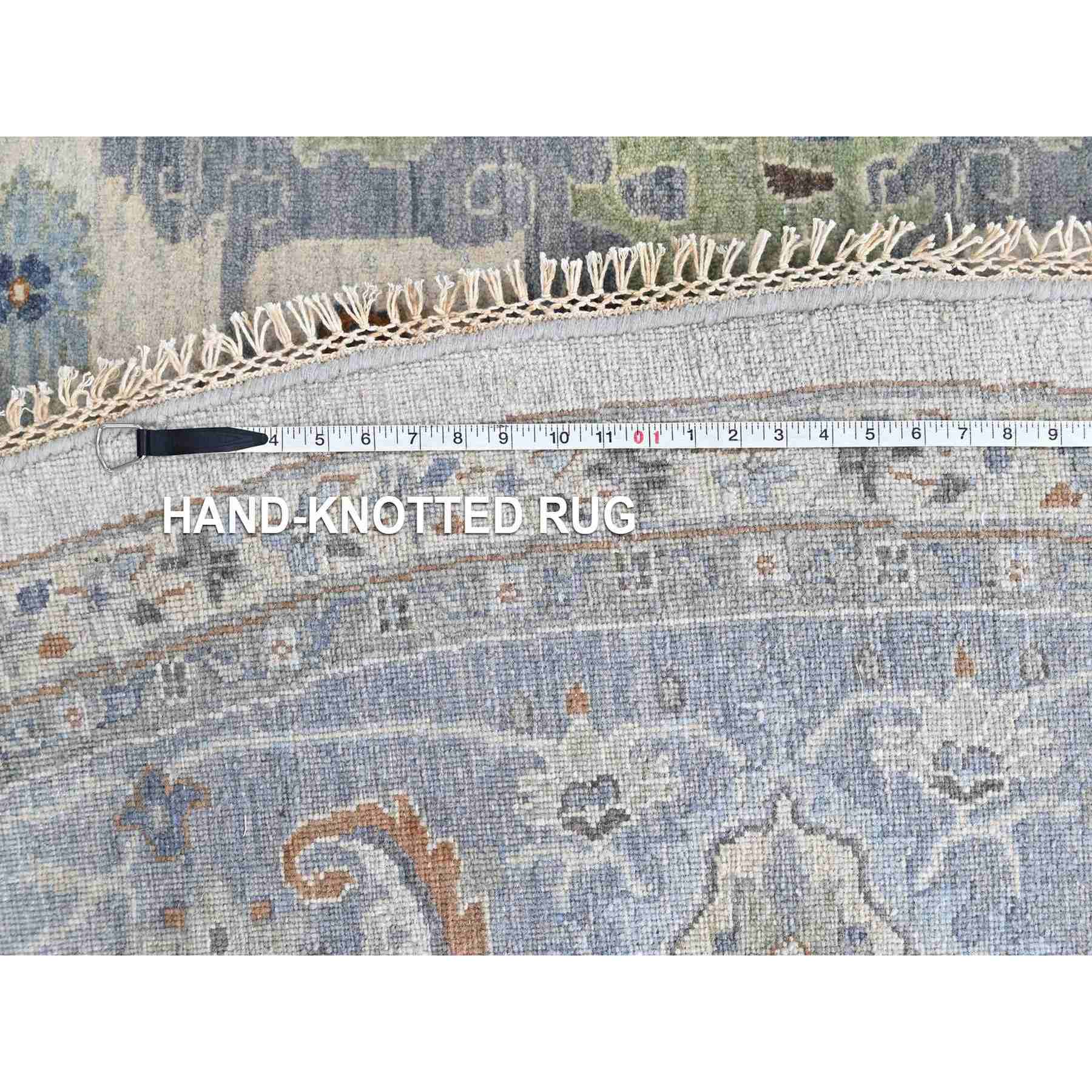 Oushak-And-Peshawar-Hand-Knotted-Rug-52855