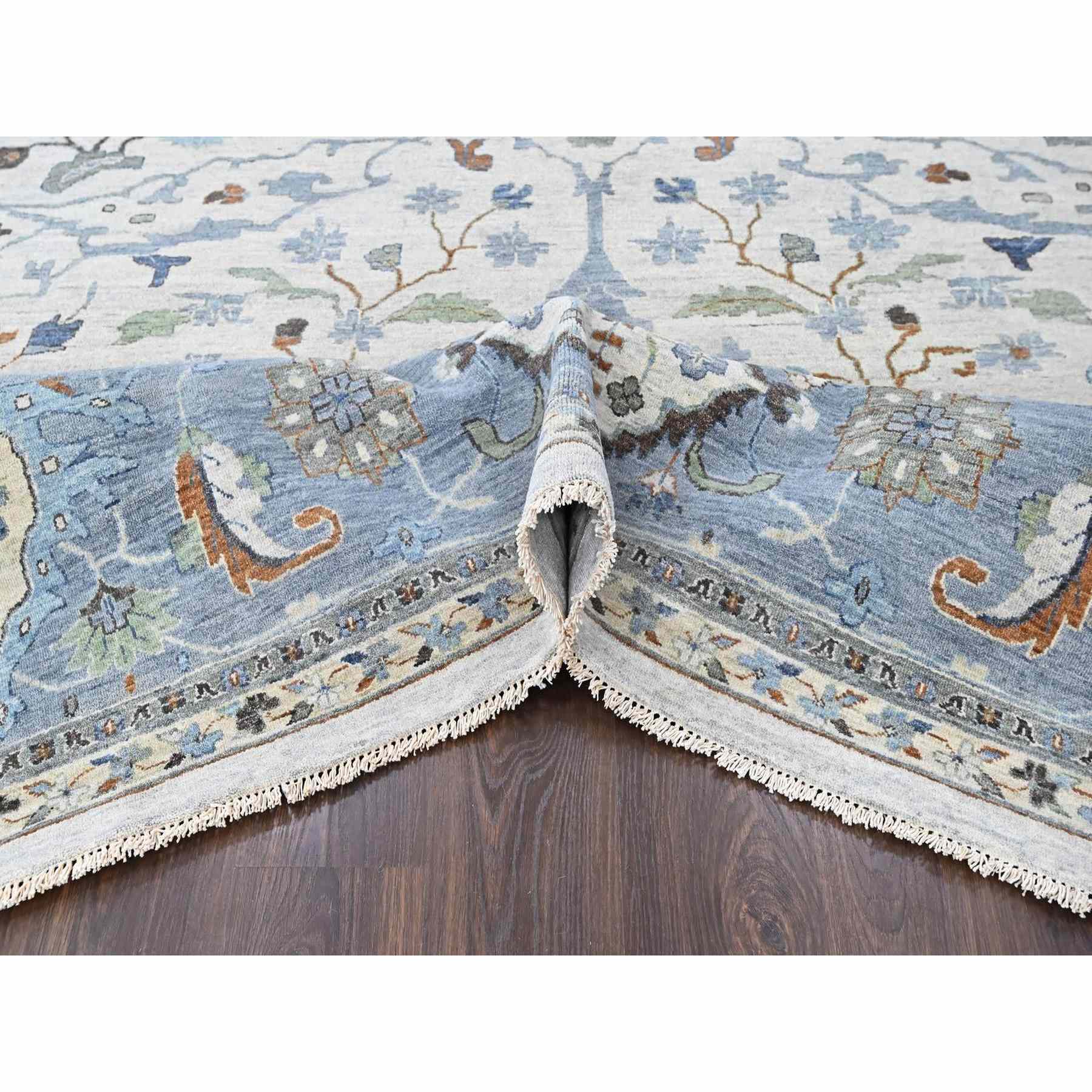Oushak-And-Peshawar-Hand-Knotted-Rug-52860