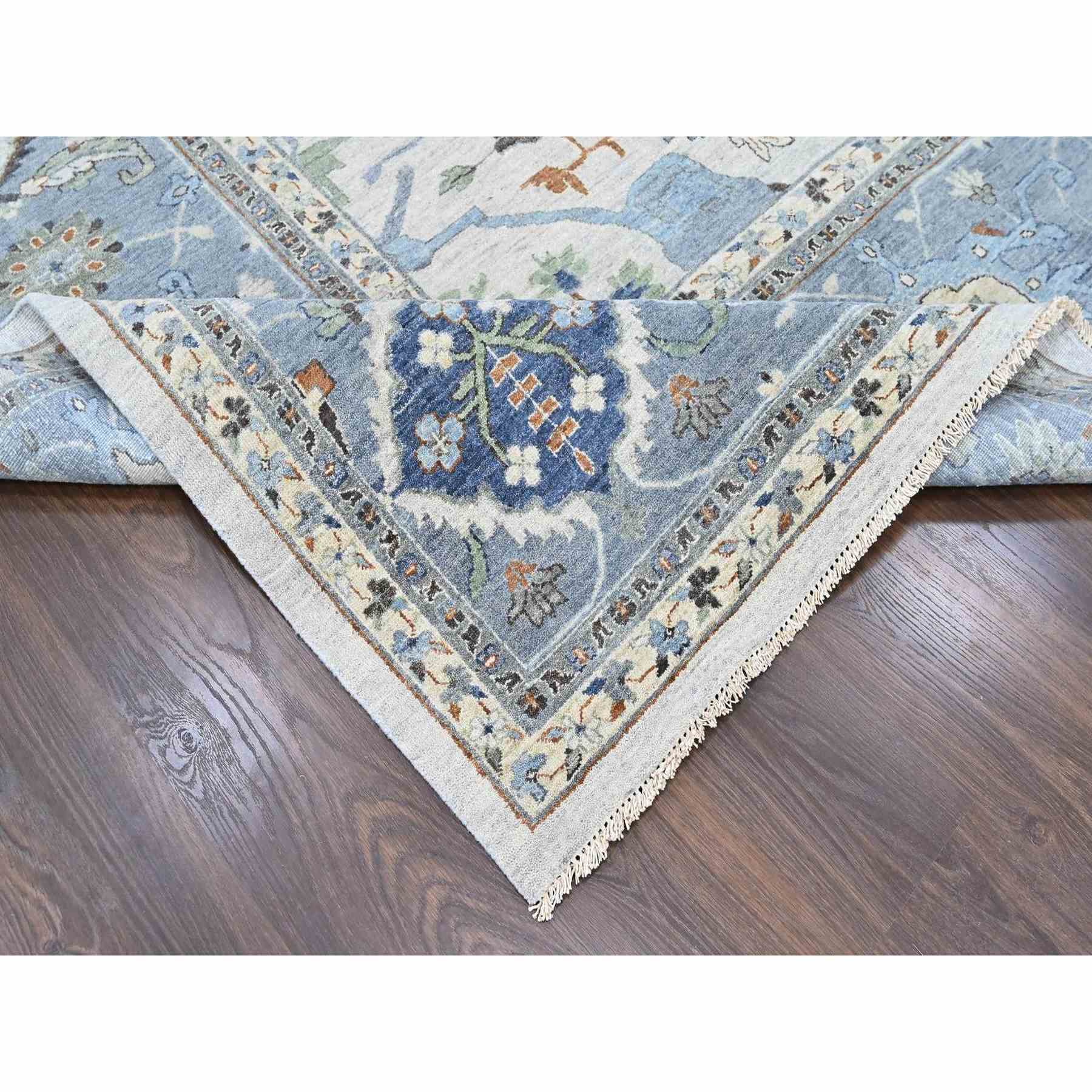 Oushak-And-Peshawar-Hand-Knotted-Rug-52860