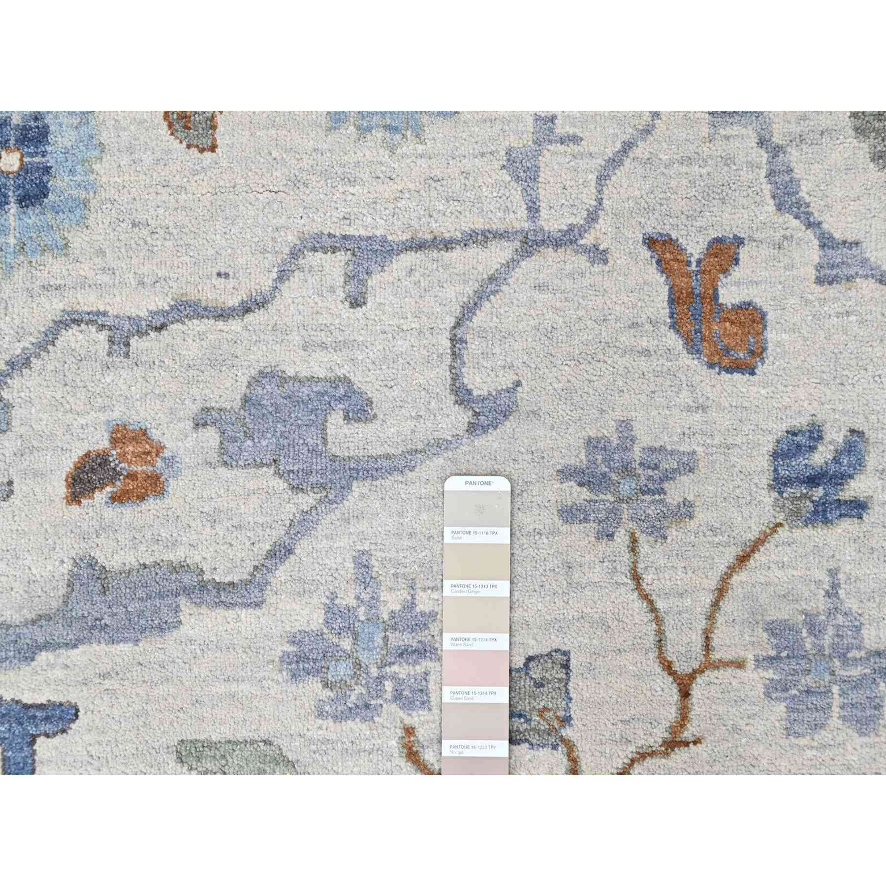Oushak-And-Peshawar-Hand-Knotted-Rug-52860