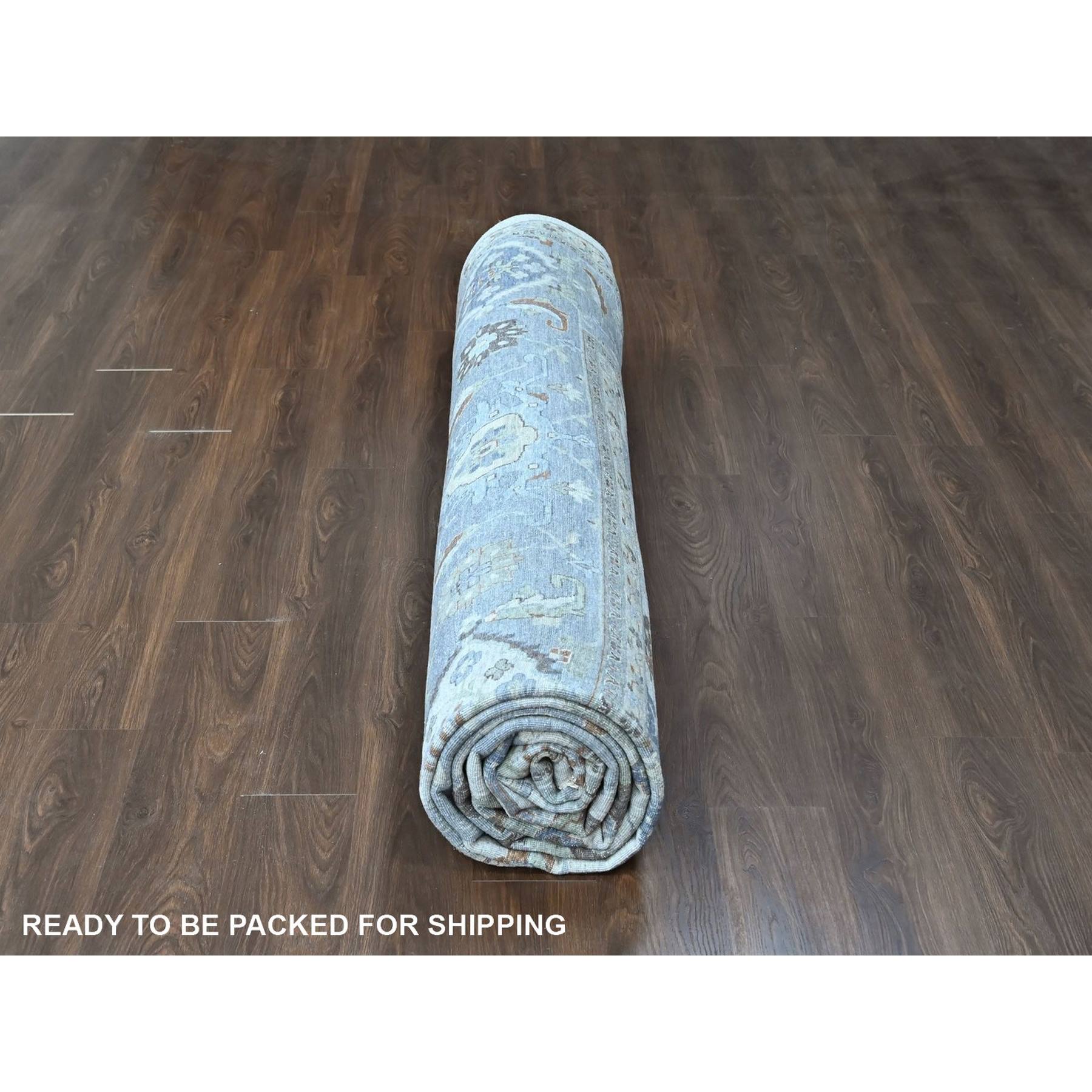 Oushak-And-Peshawar-Hand-Knotted-Rug-52860