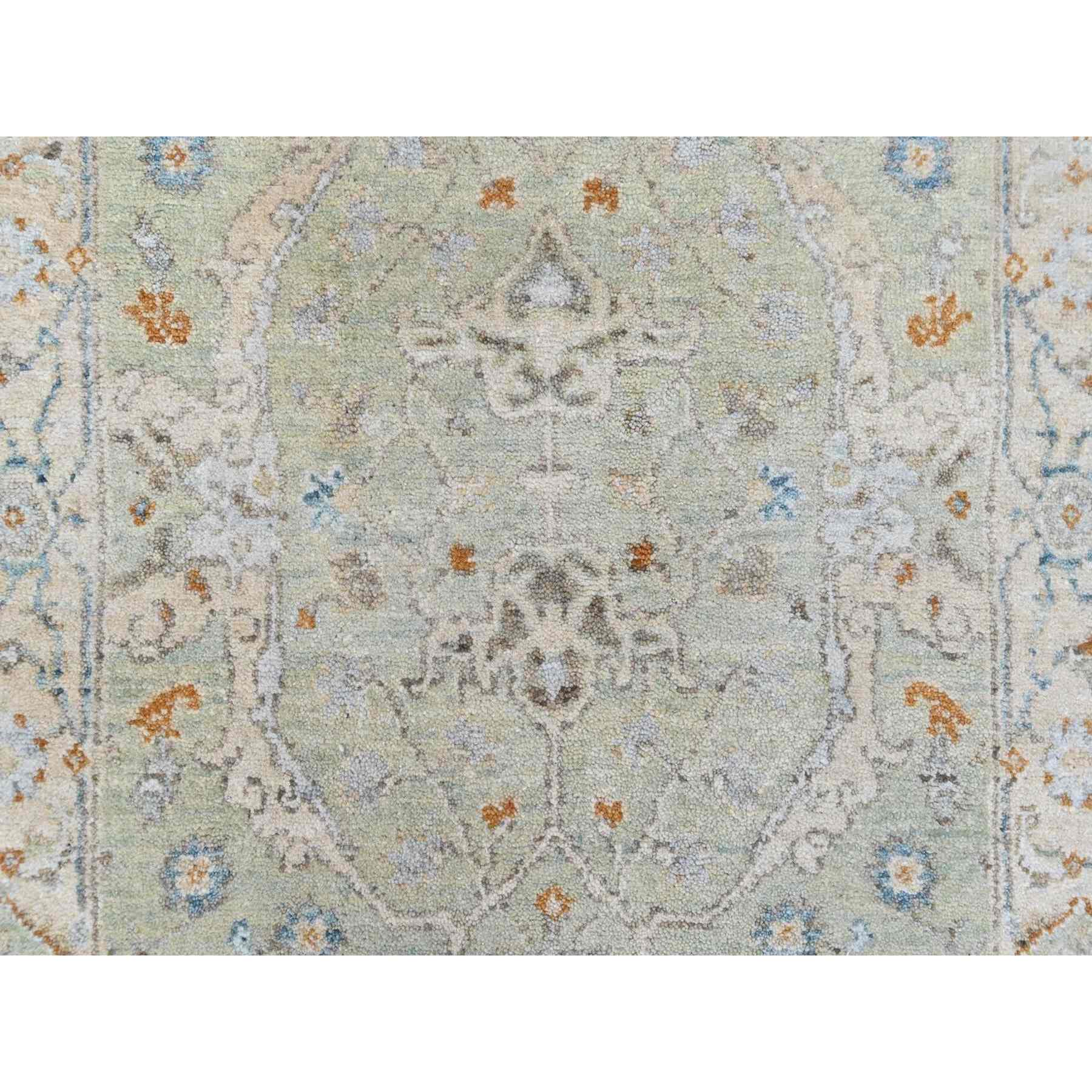 Oushak-And-Peshawar-Hand-Knotted-Rug-52870