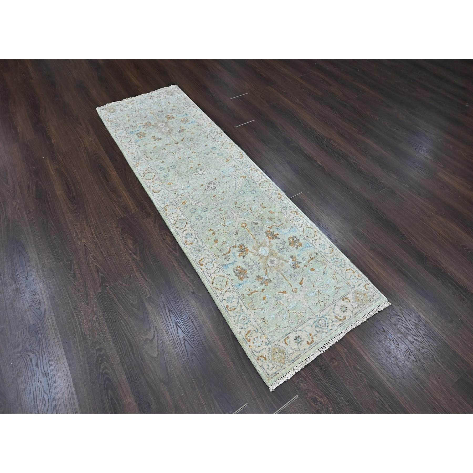 Oushak-And-Peshawar-Hand-Knotted-Rug-52875