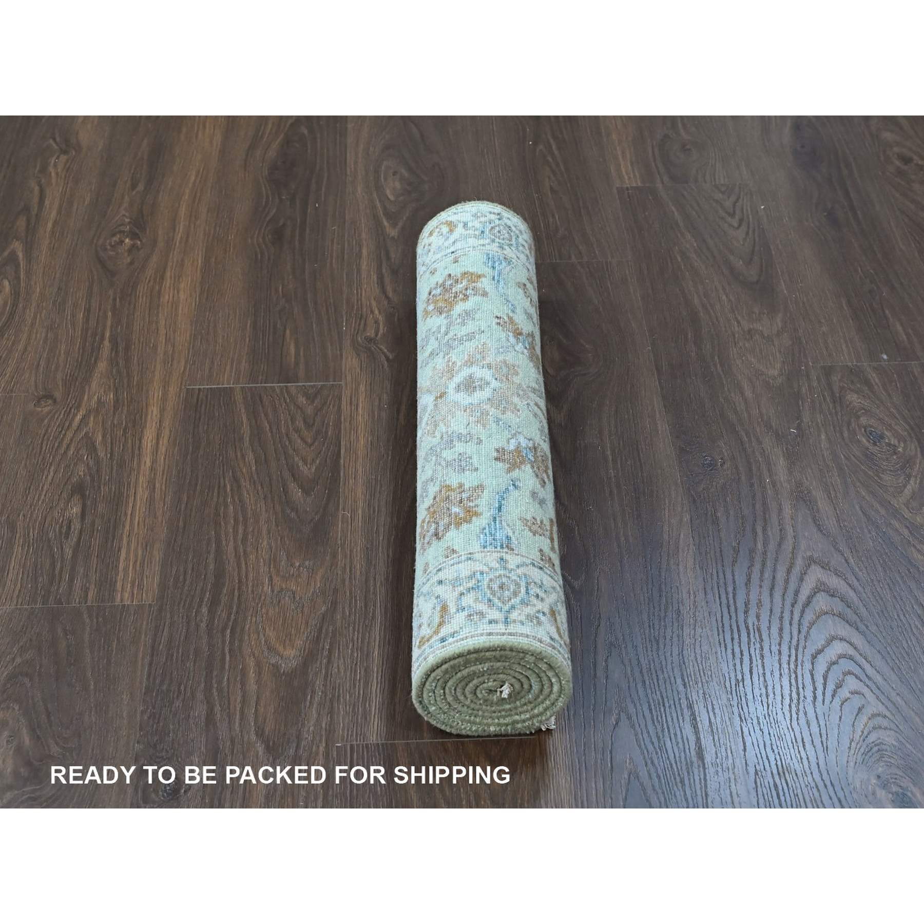 Oushak-And-Peshawar-Hand-Knotted-Rug-52890