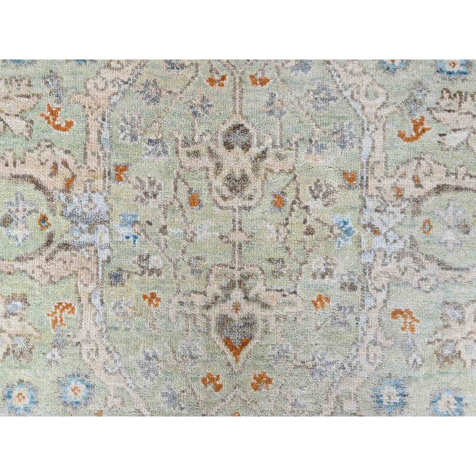 Oushak-And-Peshawar-Hand-Knotted-Rug-52900