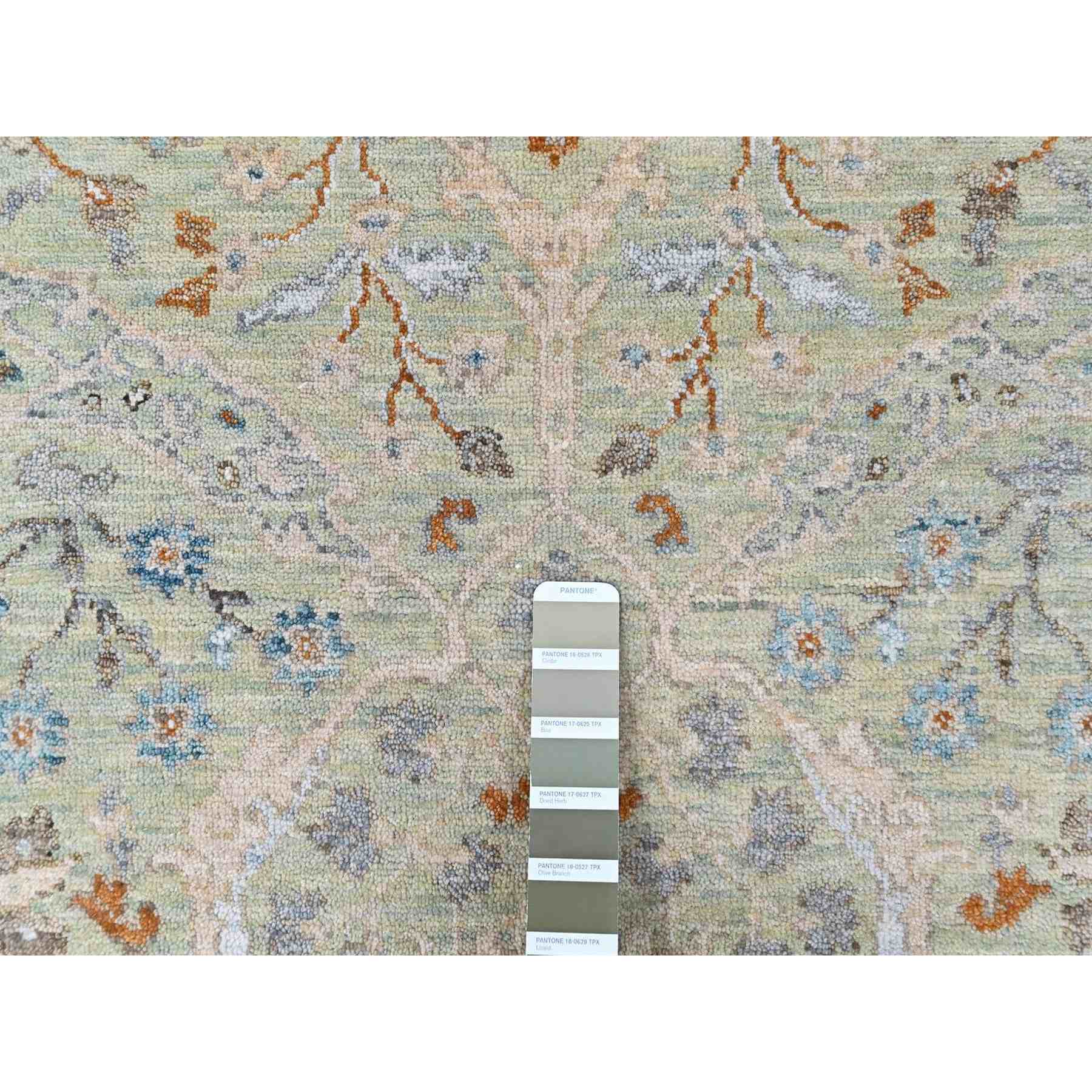 Oushak-And-Peshawar-Hand-Knotted-Rug-52905