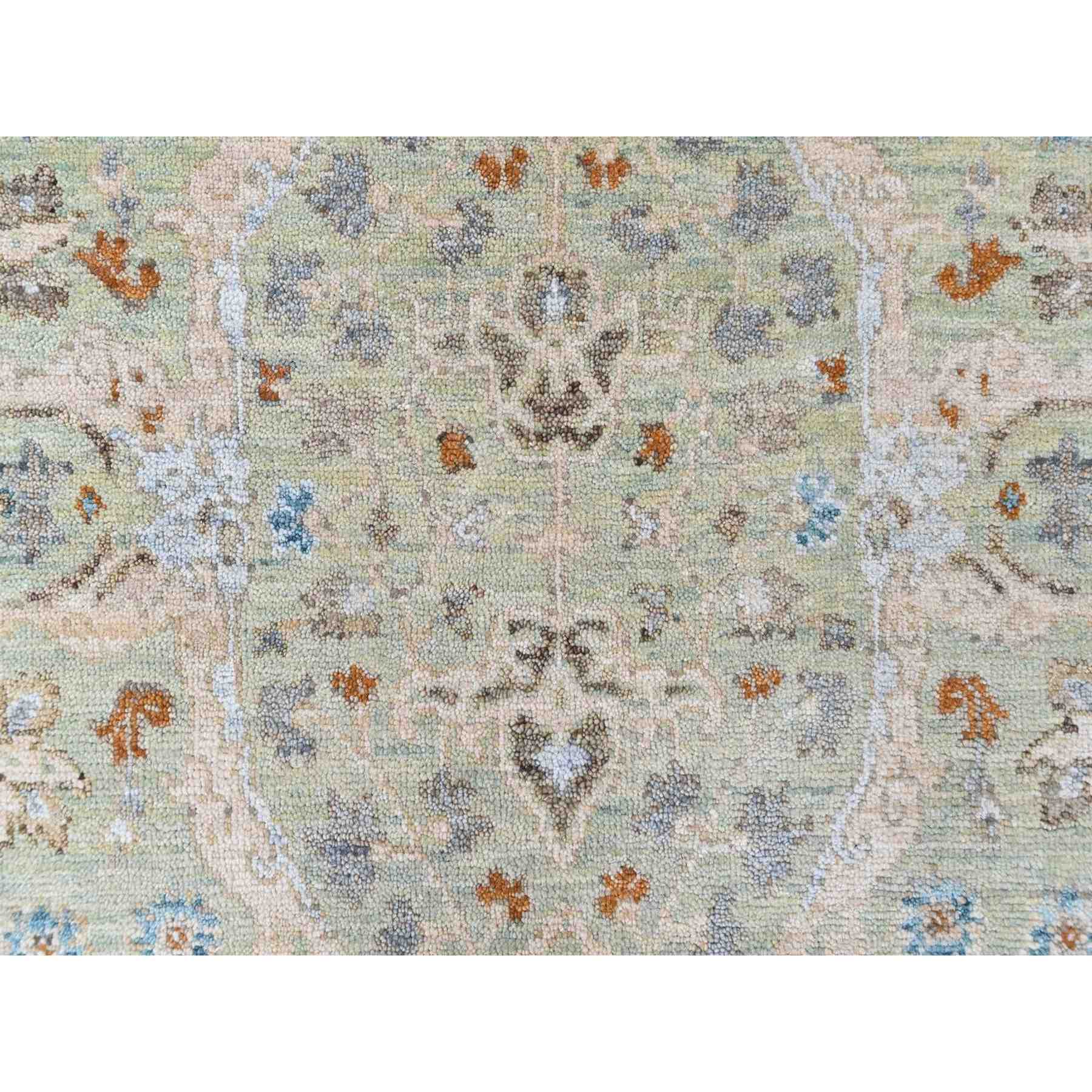 Oushak-And-Peshawar-Hand-Knotted-Rug-52905