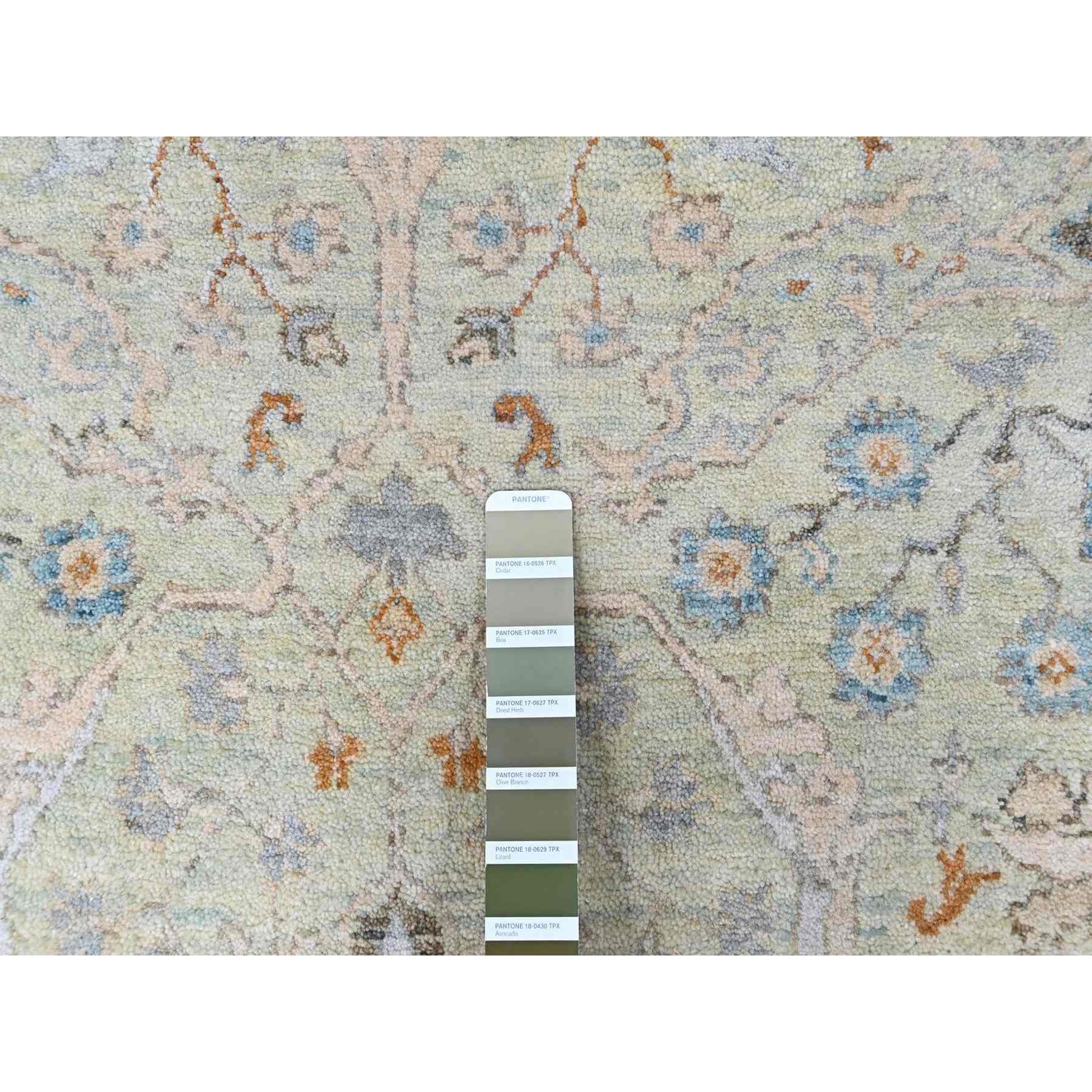 Oushak-And-Peshawar-Hand-Knotted-Rug-52910
