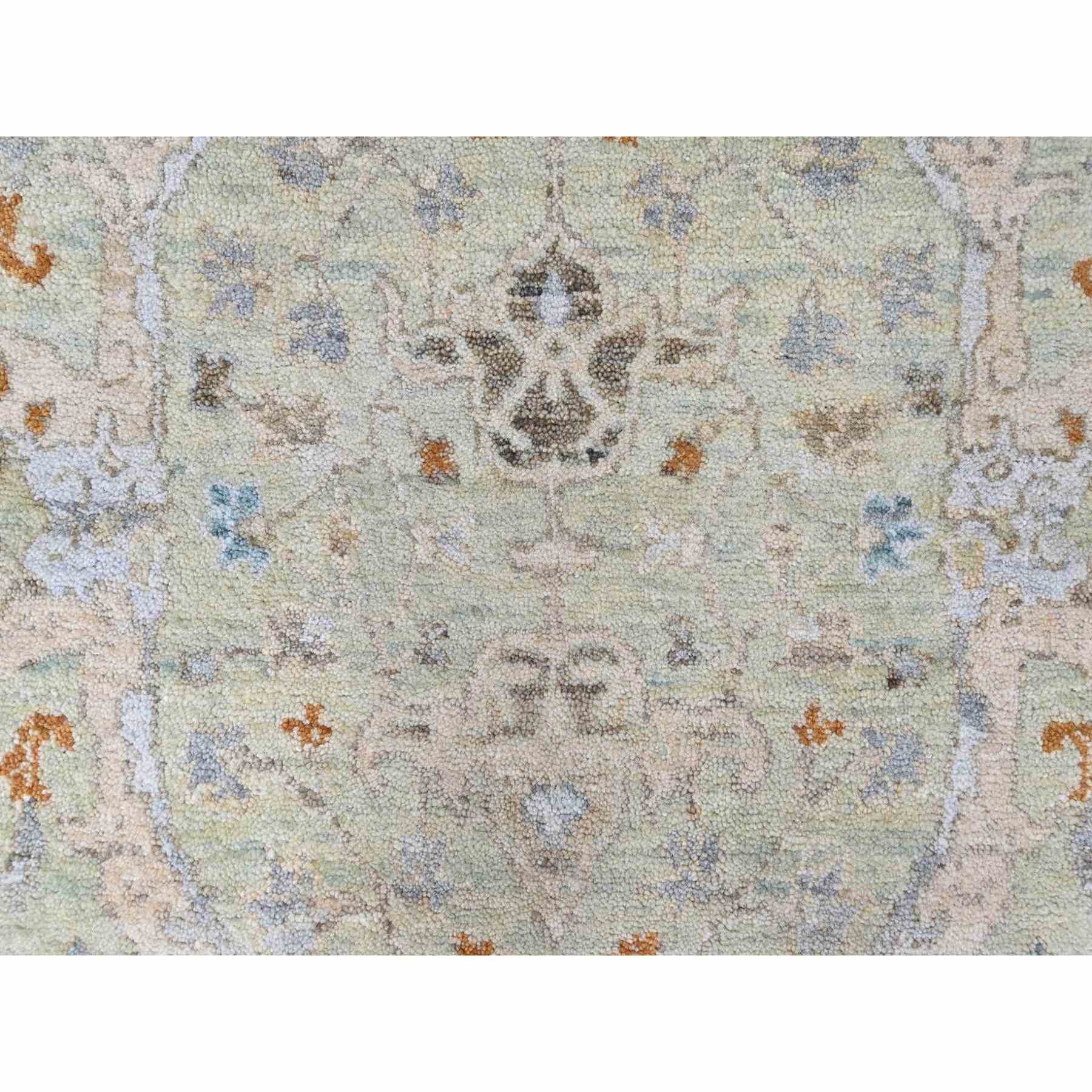 Oushak-And-Peshawar-Hand-Knotted-Rug-52910
