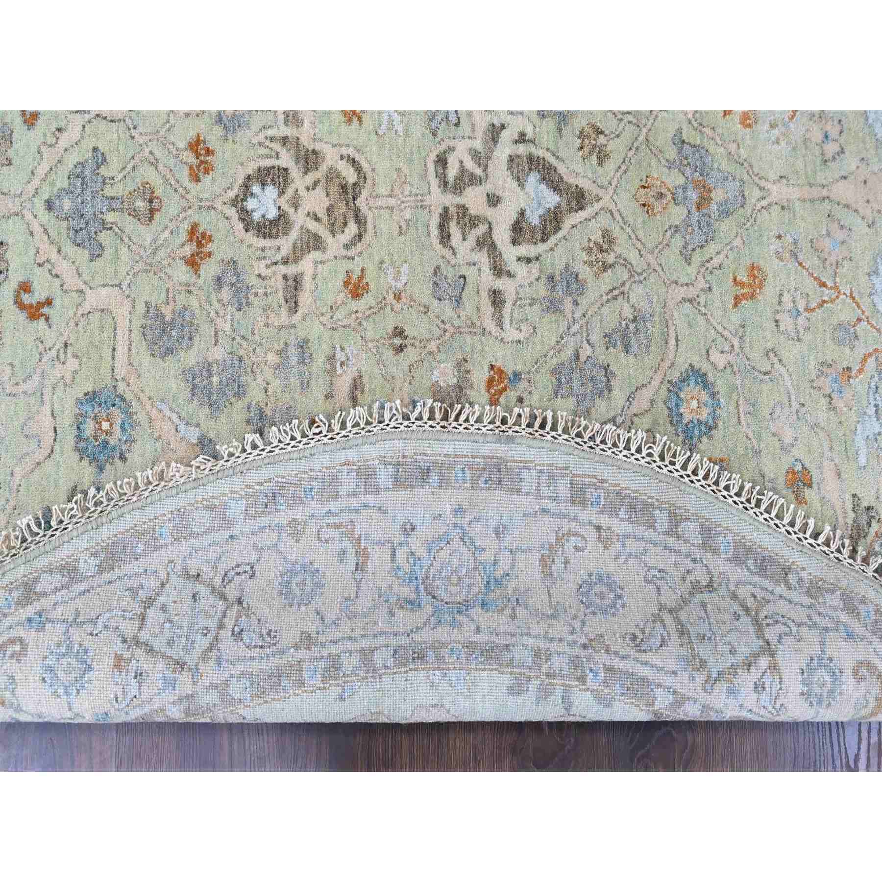 Oushak-And-Peshawar-Hand-Knotted-Rug-52915