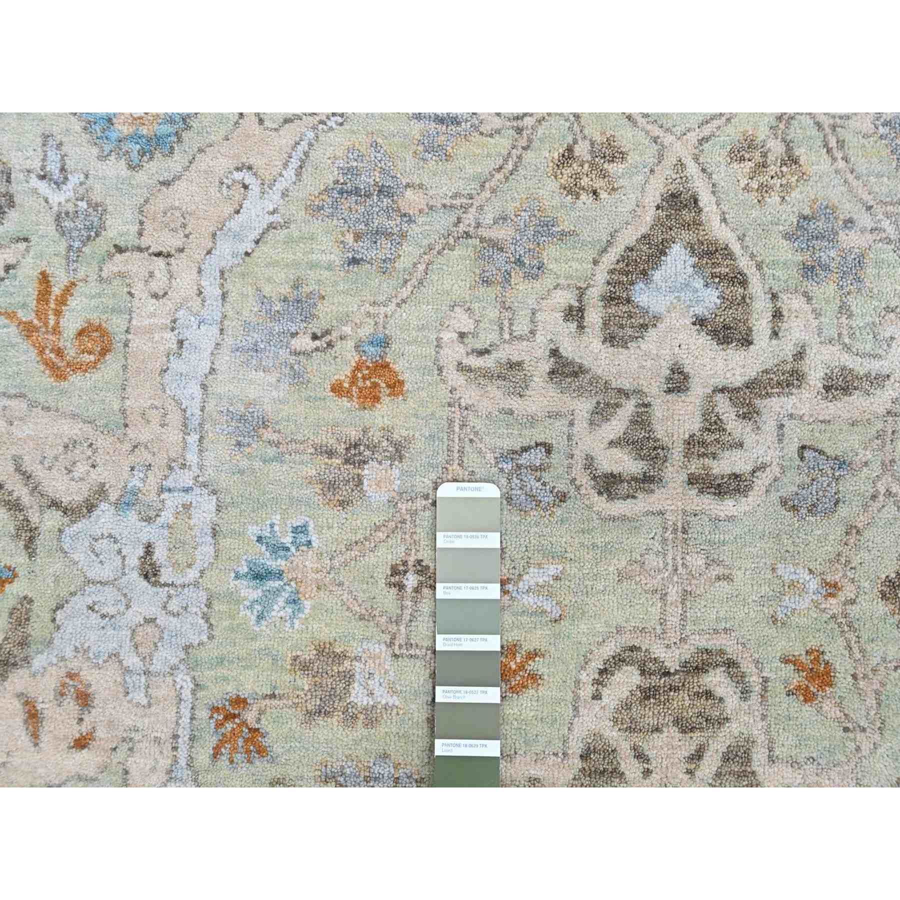 Oushak-And-Peshawar-Hand-Knotted-Rug-52915