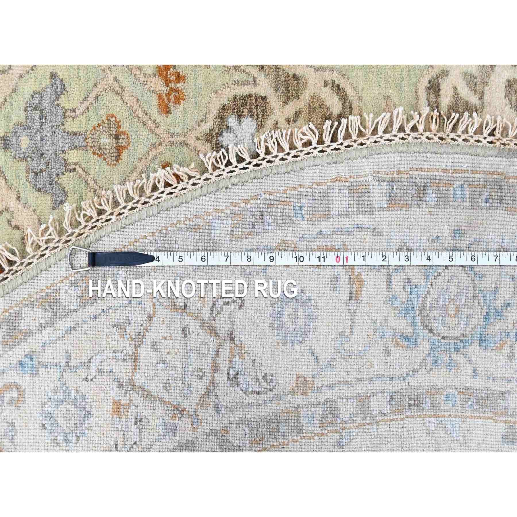 Oushak-And-Peshawar-Hand-Knotted-Rug-52915