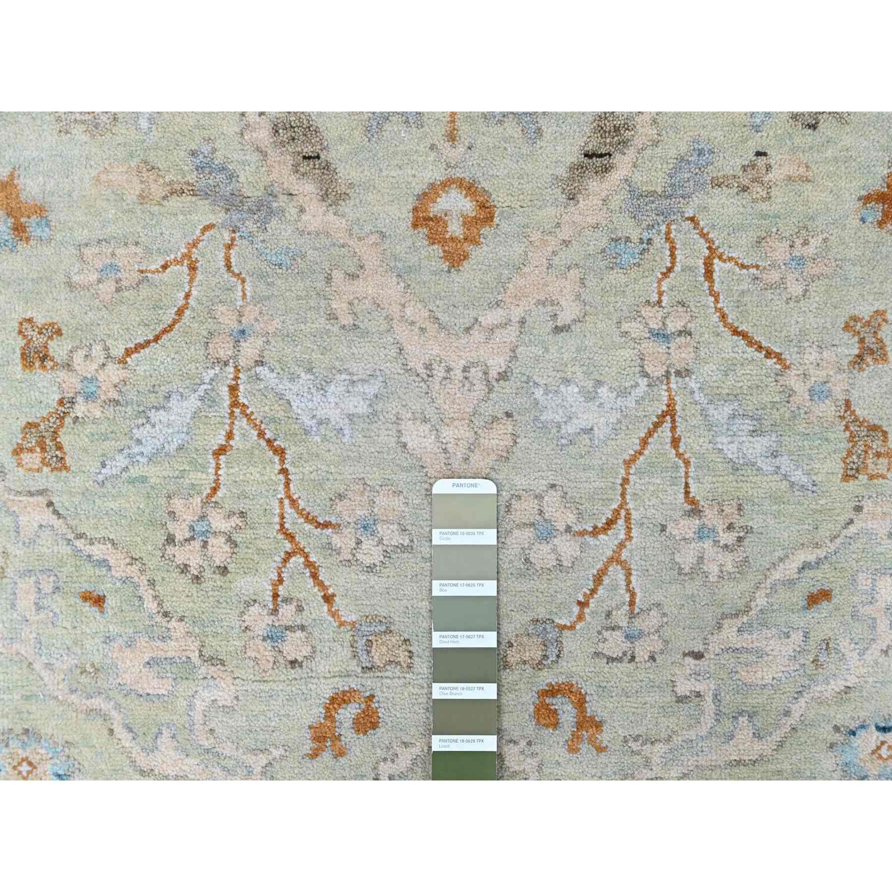 Oushak-And-Peshawar-Hand-Knotted-Rug-52920