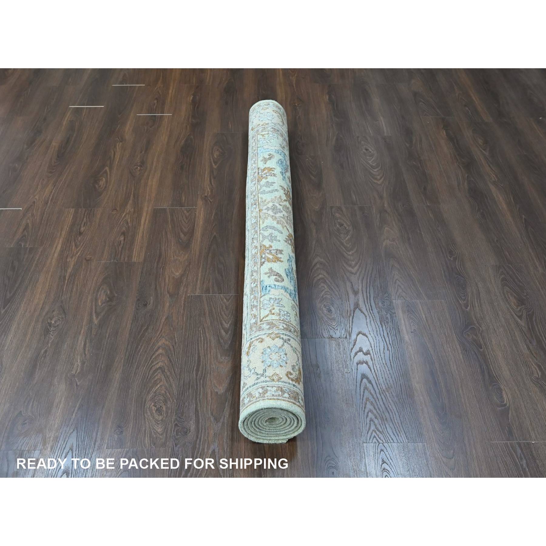 Oushak-And-Peshawar-Hand-Knotted-Rug-52920
