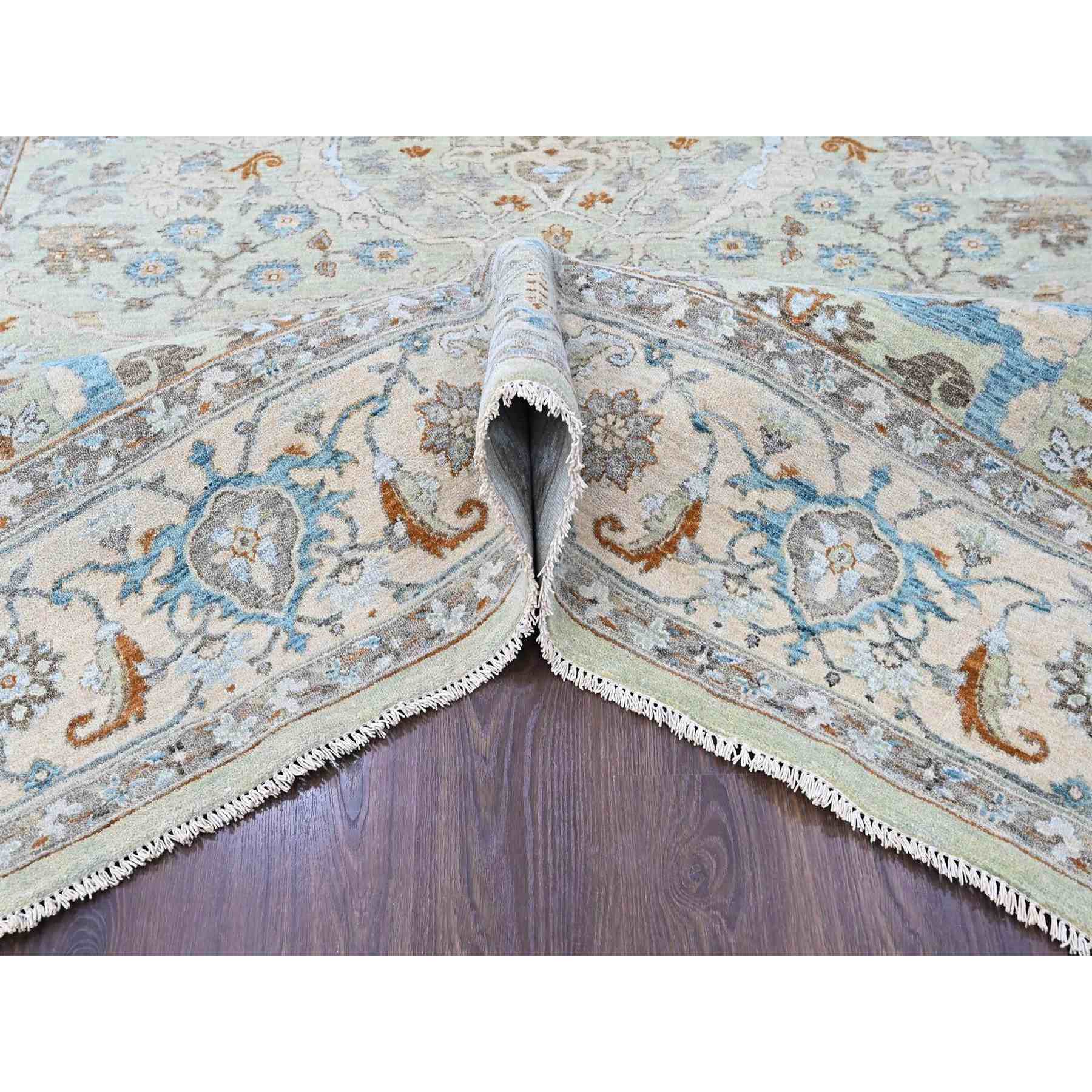 Oushak-And-Peshawar-Hand-Knotted-Rug-52925