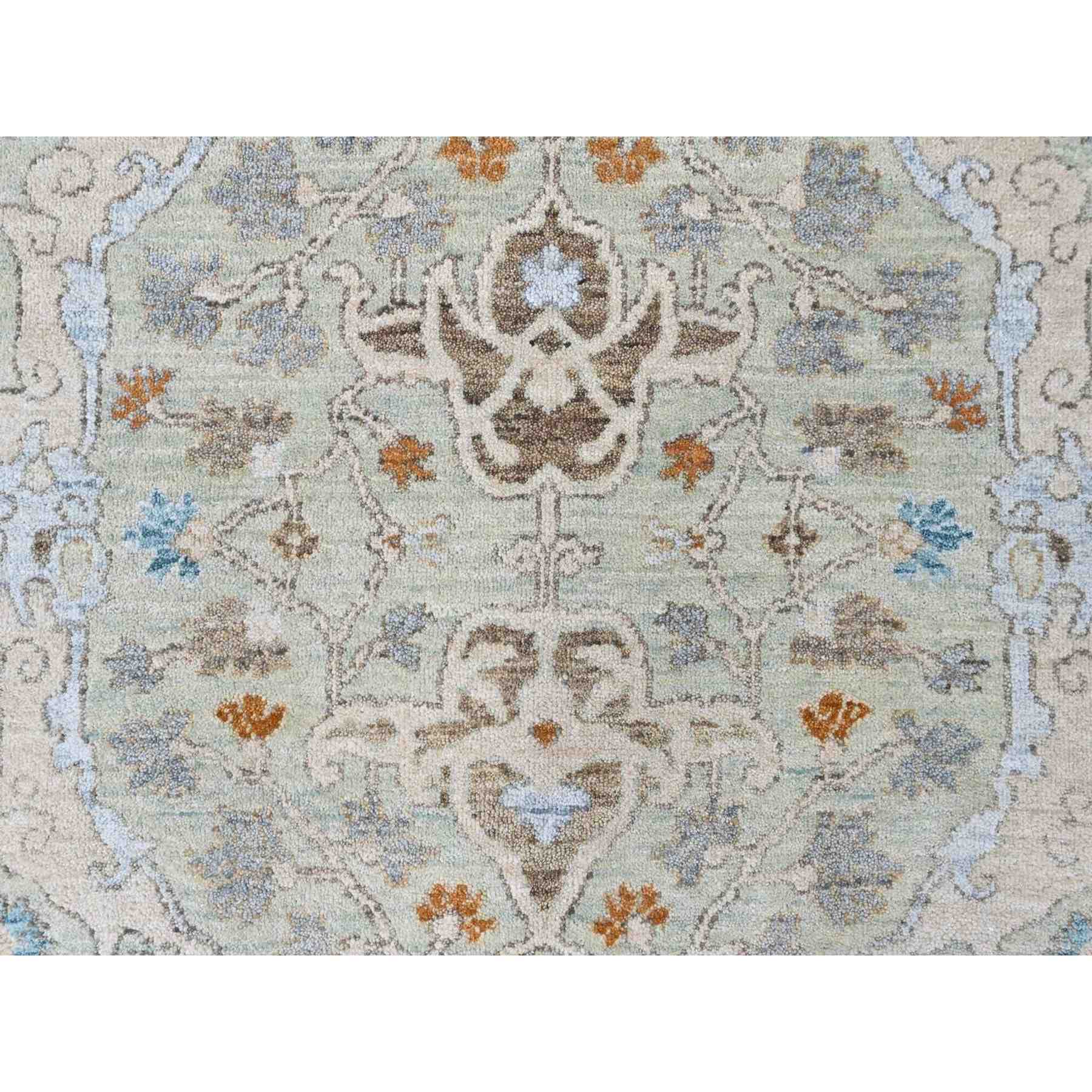 Oushak-And-Peshawar-Hand-Knotted-Rug-52925