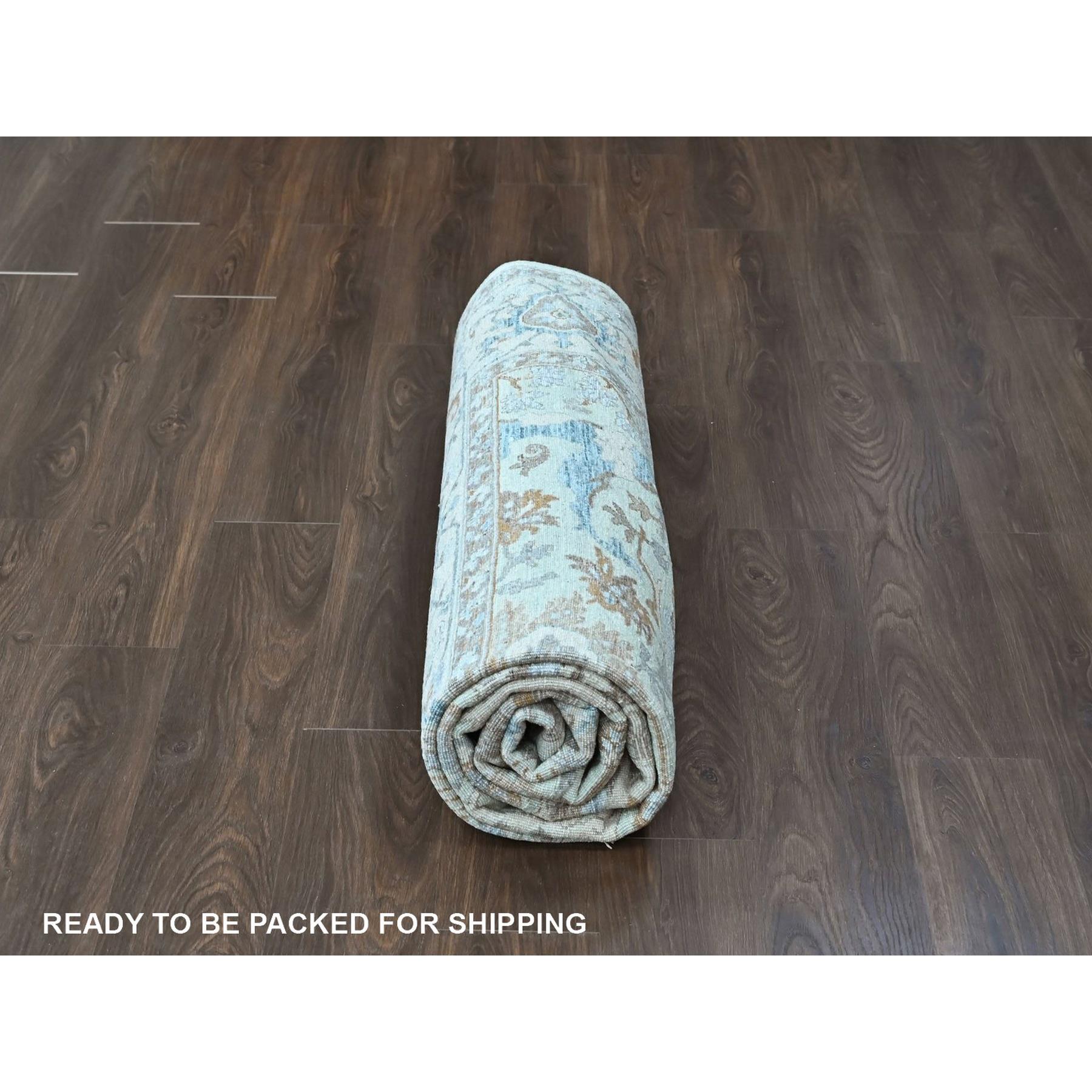 Oushak-And-Peshawar-Hand-Knotted-Rug-52930