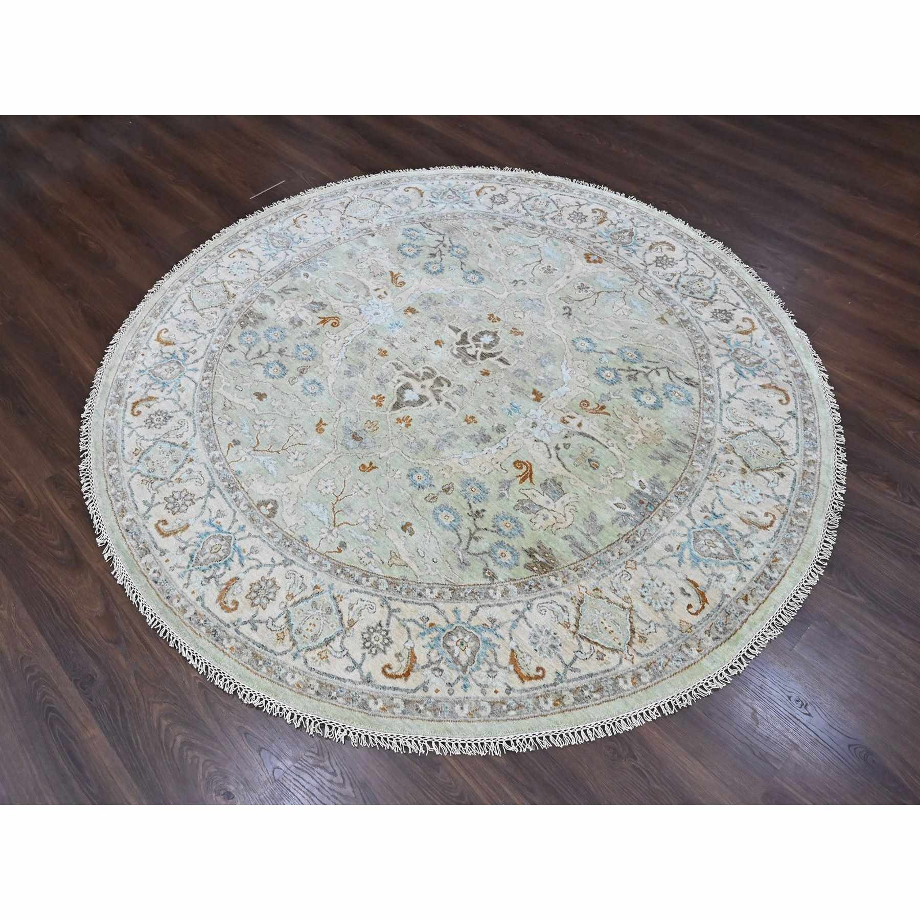 Oushak-And-Peshawar-Hand-Knotted-Rug-52935