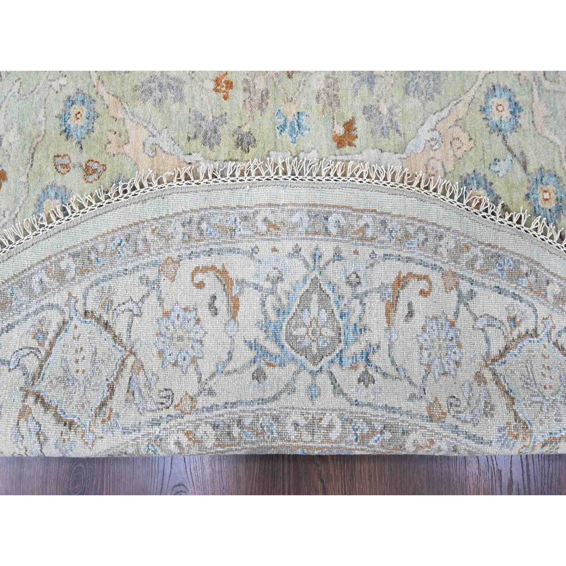 Oushak-And-Peshawar-Hand-Knotted-Rug-52935