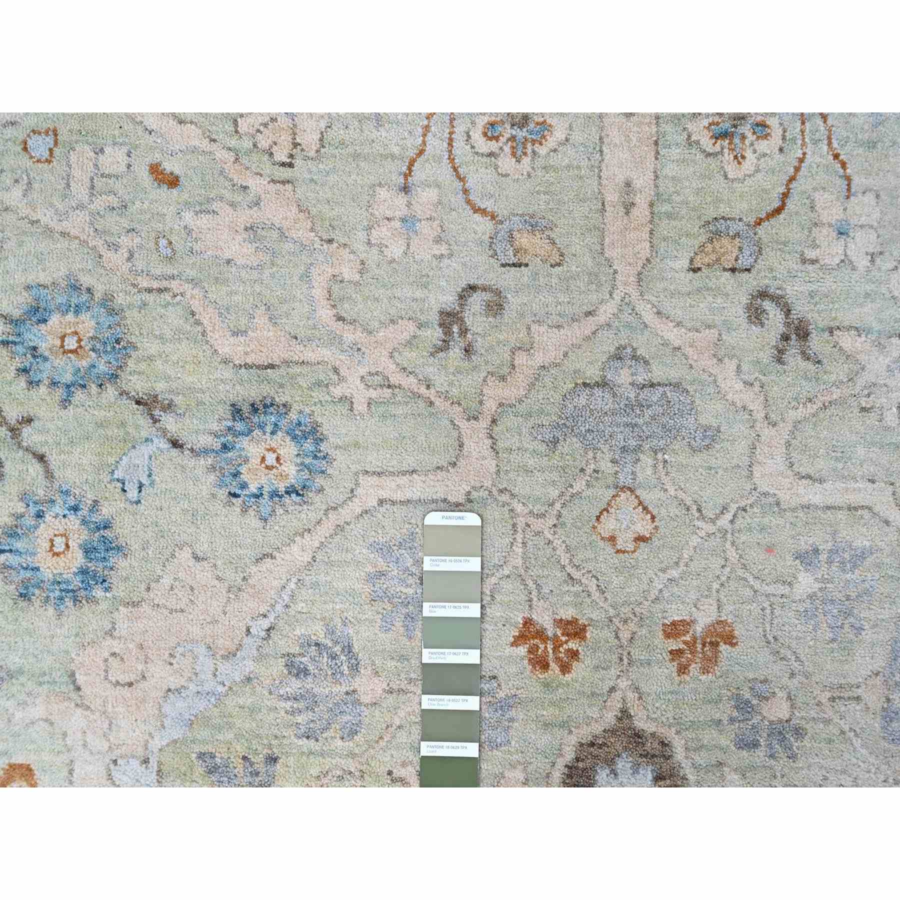 Oushak-And-Peshawar-Hand-Knotted-Rug-52935