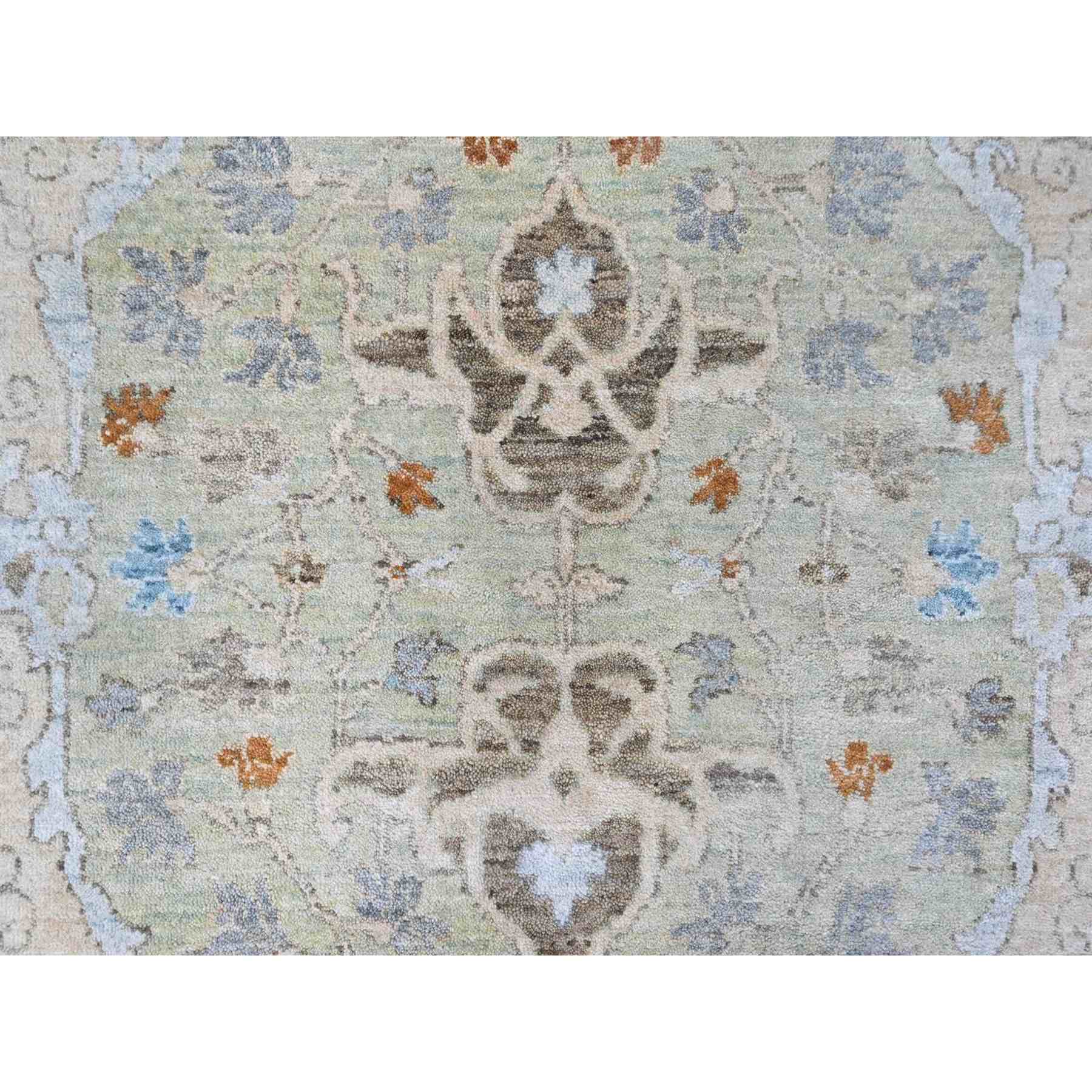Oushak-And-Peshawar-Hand-Knotted-Rug-52935