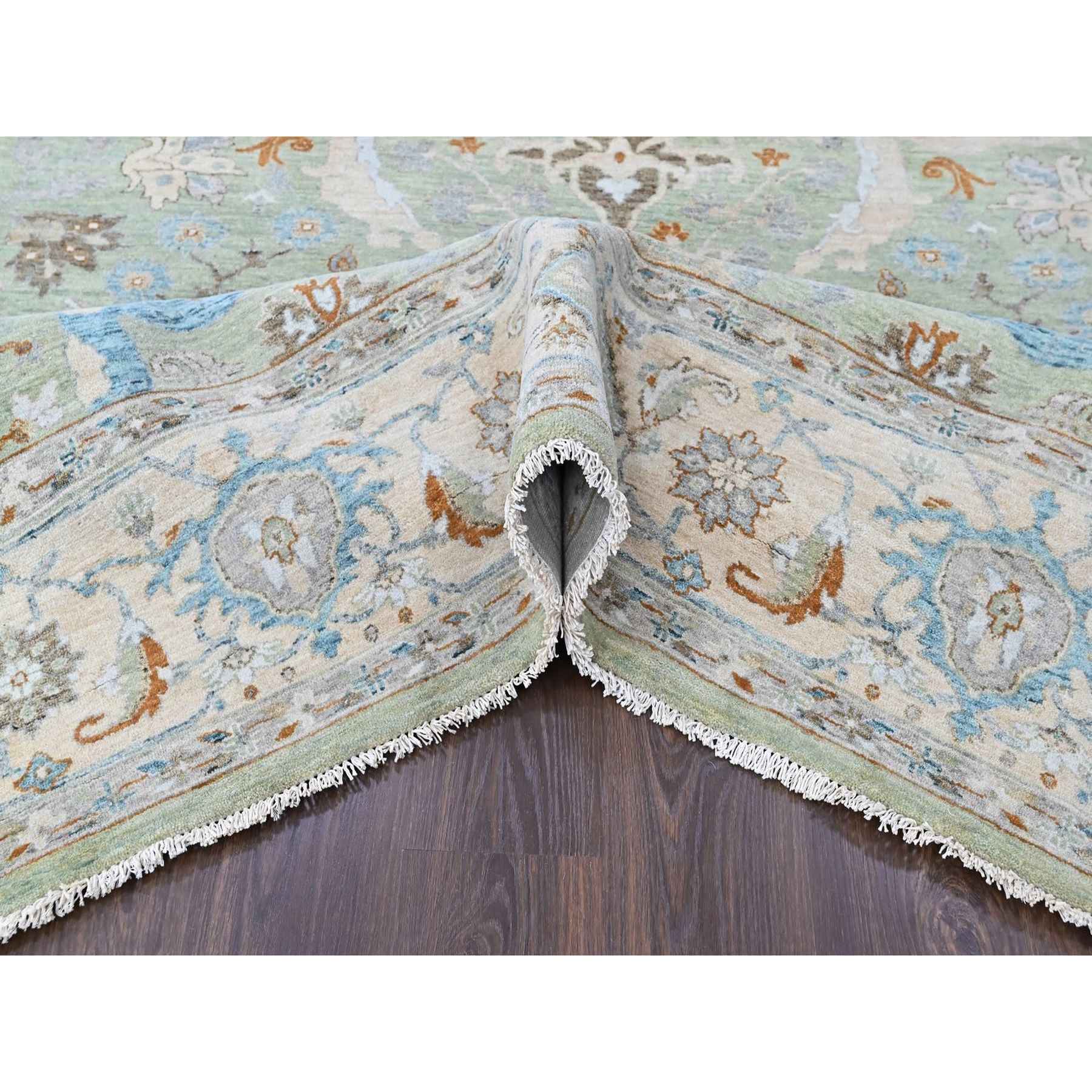 Oushak-And-Peshawar-Hand-Knotted-Rug-52940